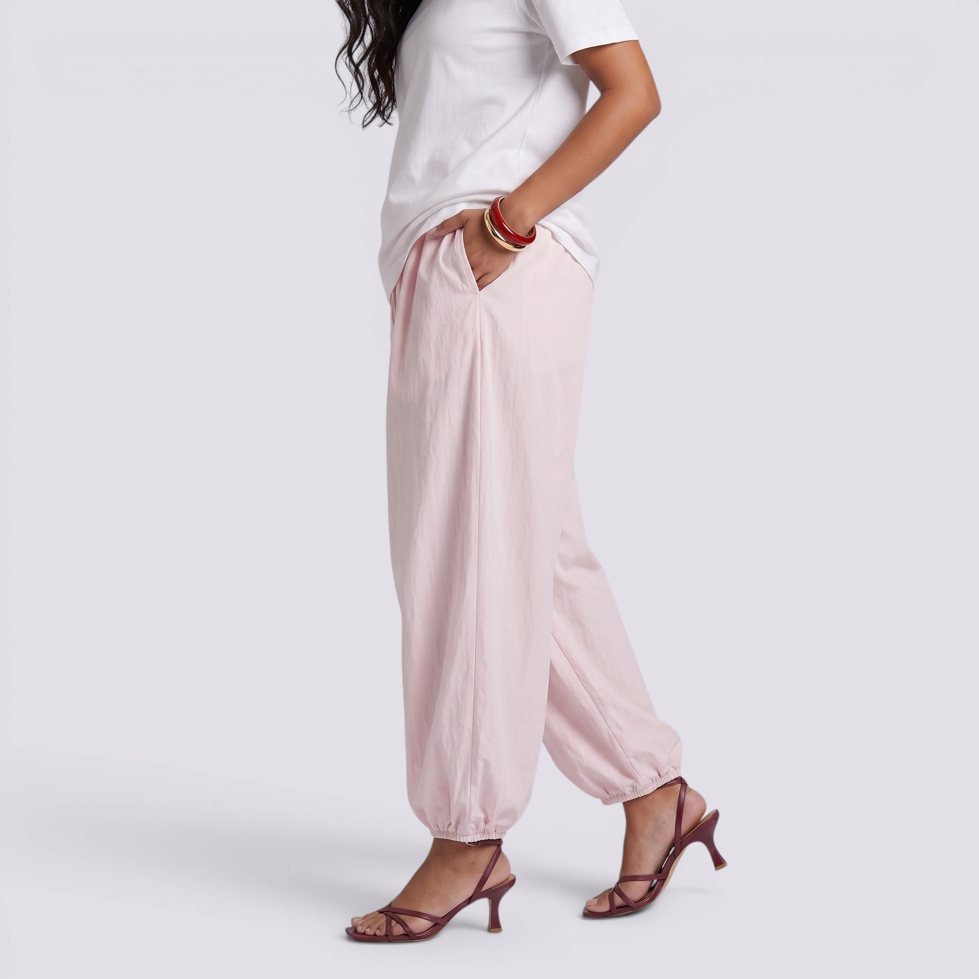 Pantalón Ancho Mujer Algodón Casual