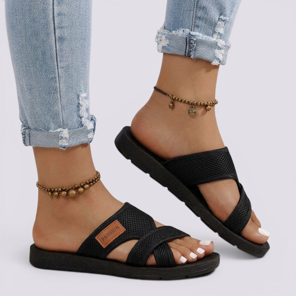 Sandalias Mujer Planas Transpirables Cómodas Verano