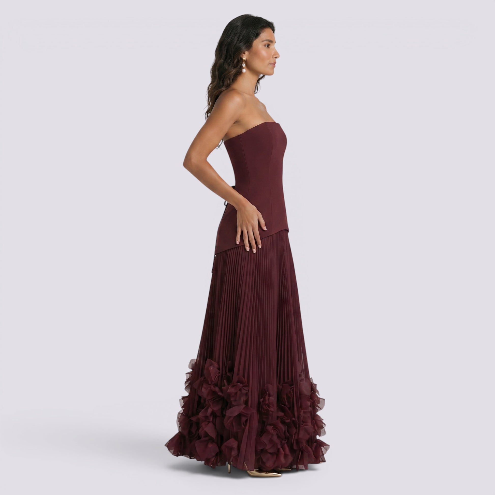Vestido Largo Fiesta Mujer Elegante