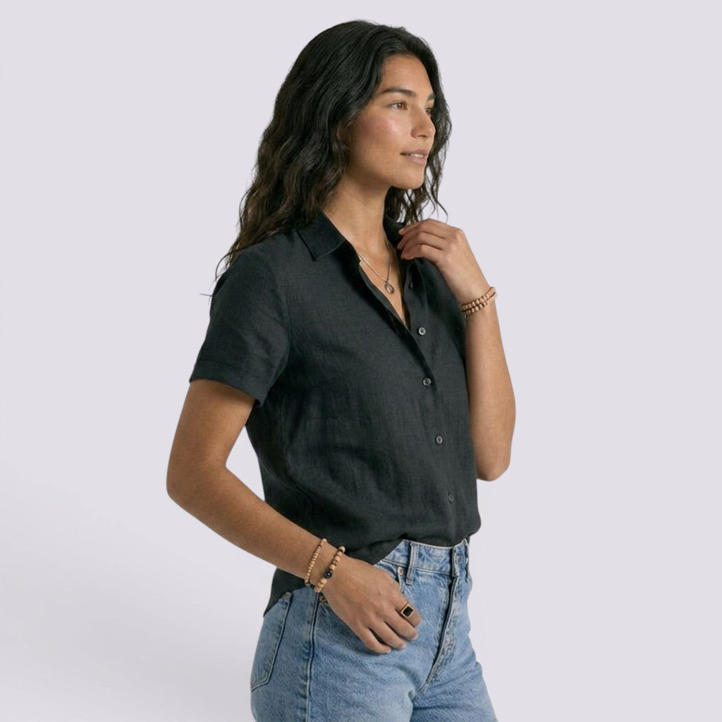 Camisa Mujer Lino Elegante