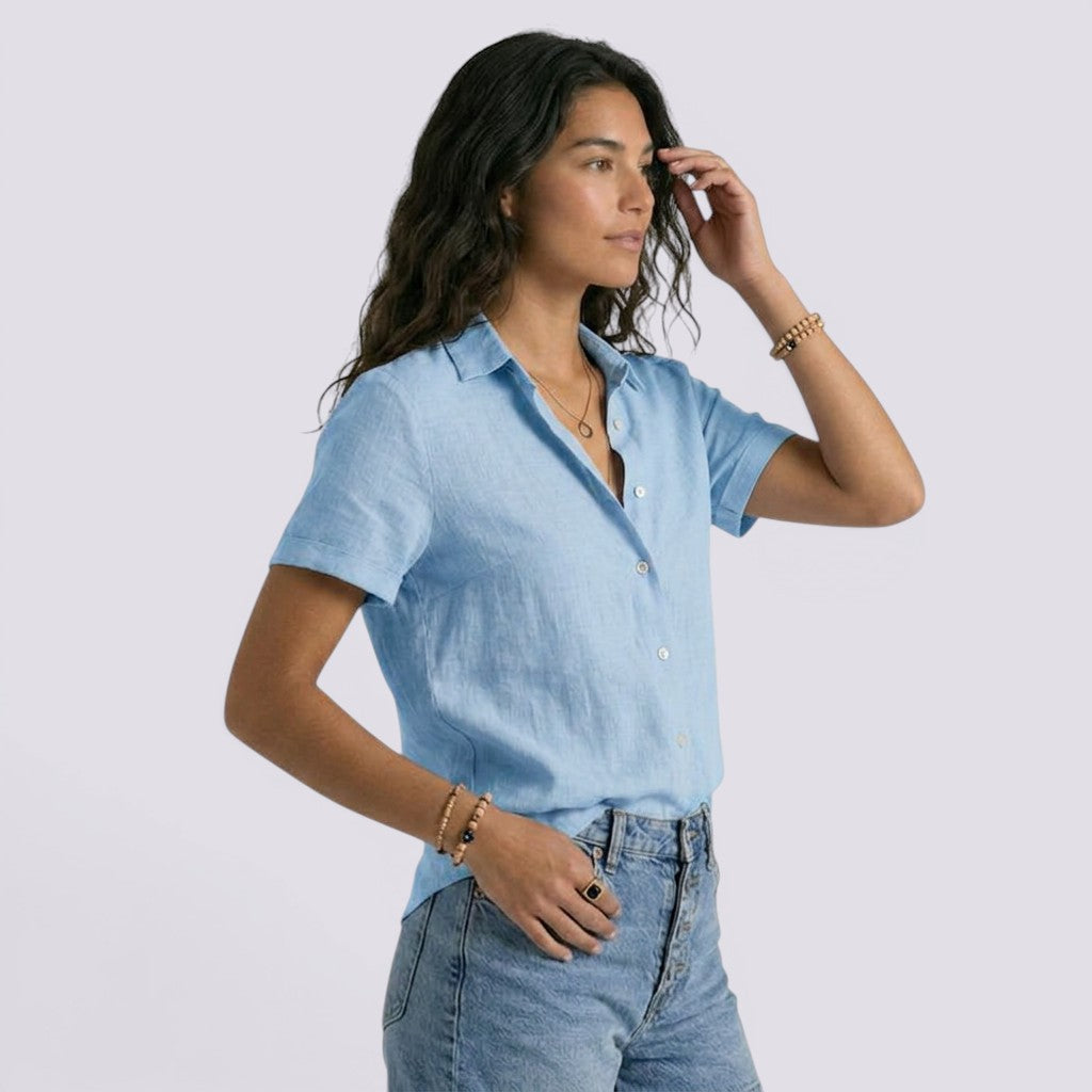 Camisa Mujer Lino Elegante