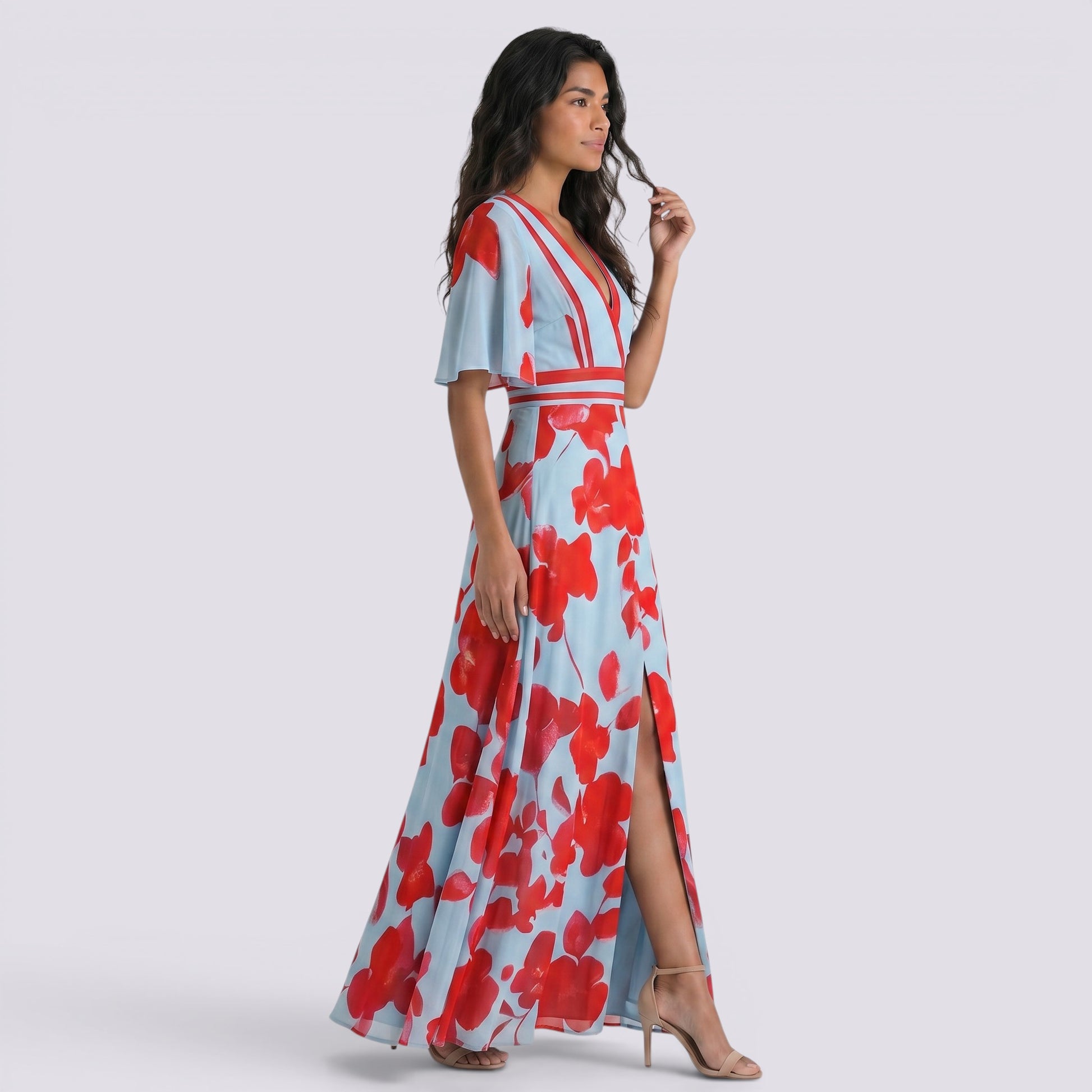 Vestido Largo Maxi Mujer Estampado Verano Boho