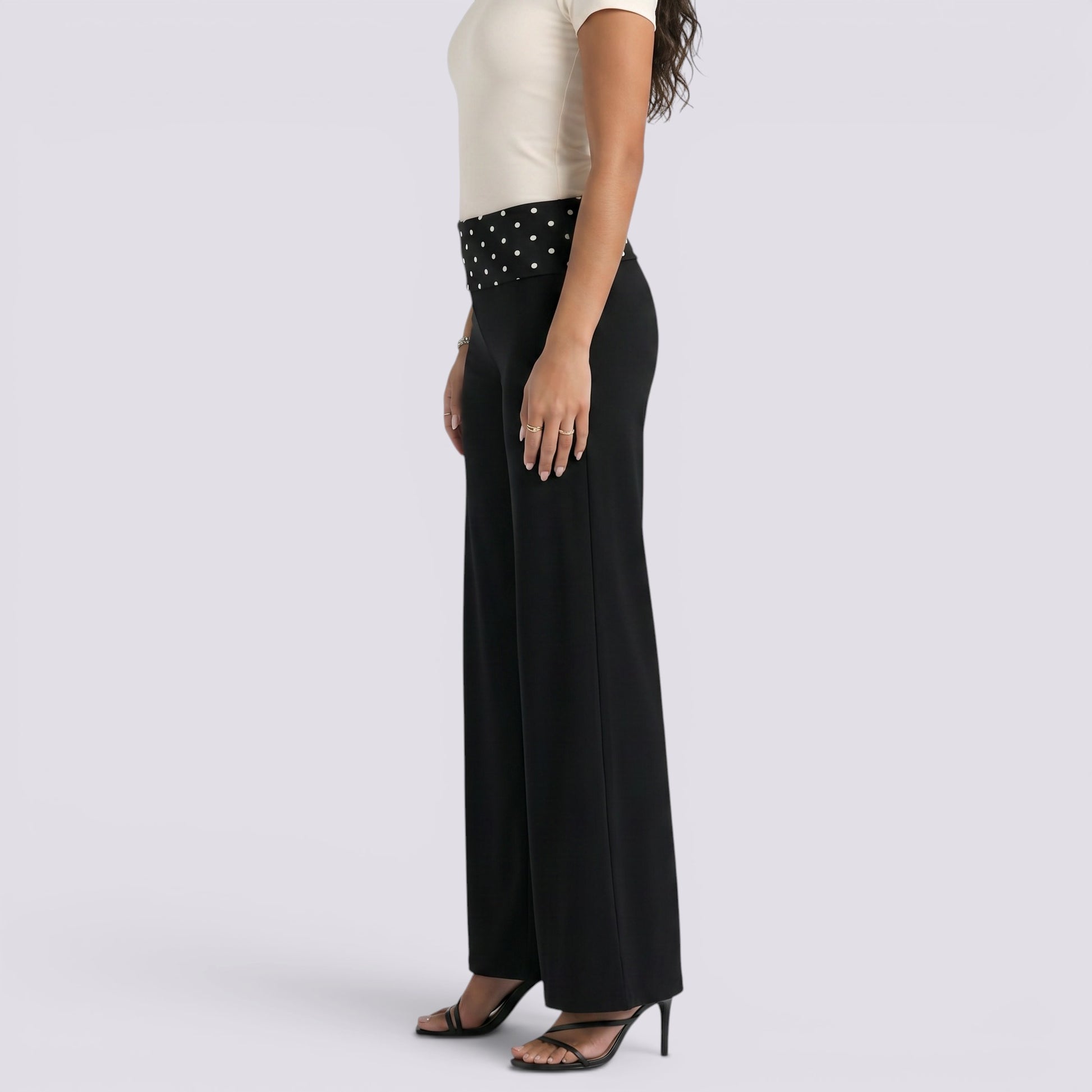 Pantalón Ancho Mujer Casual