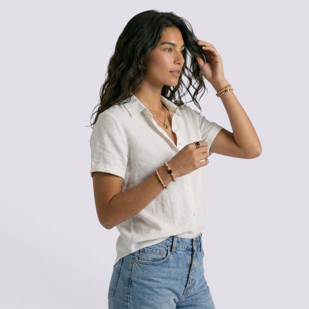 Camisa Mujer Lino Elegante