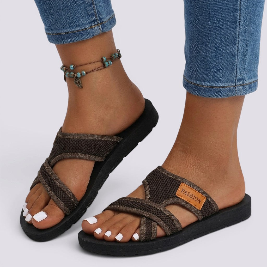 Sandalias Mujer Planas Transpirables Cómodas Verano