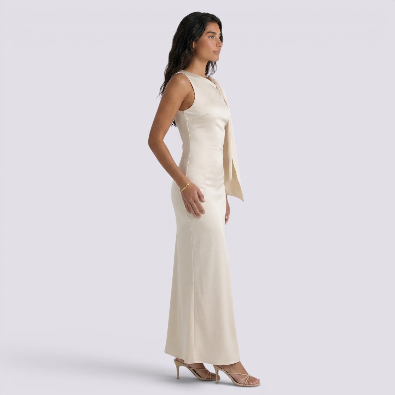Vestido Largo Mujer Sin Mangas