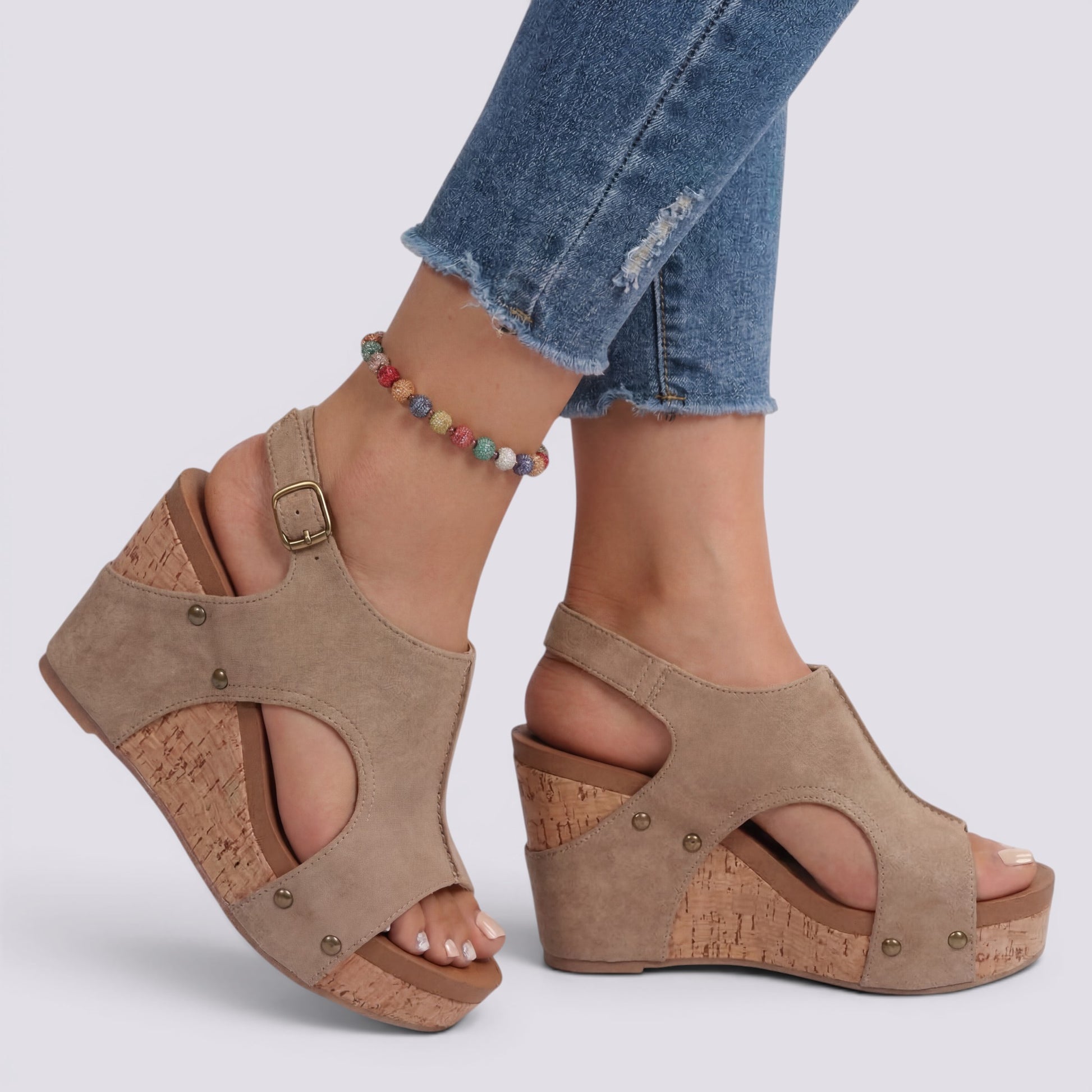 Sandalias Cuña Mujer Verano
