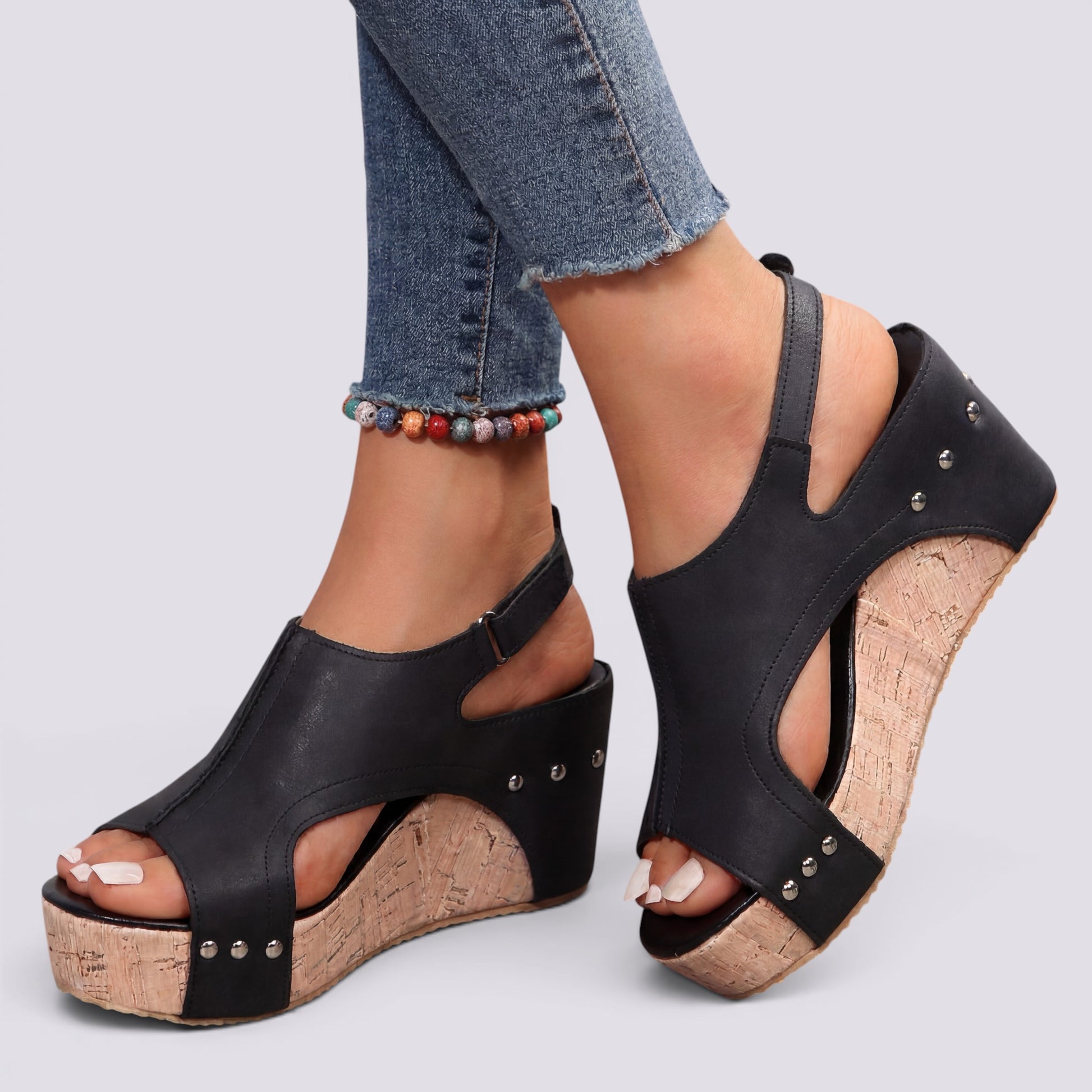 Sandalias Cuña Mujer Verano
