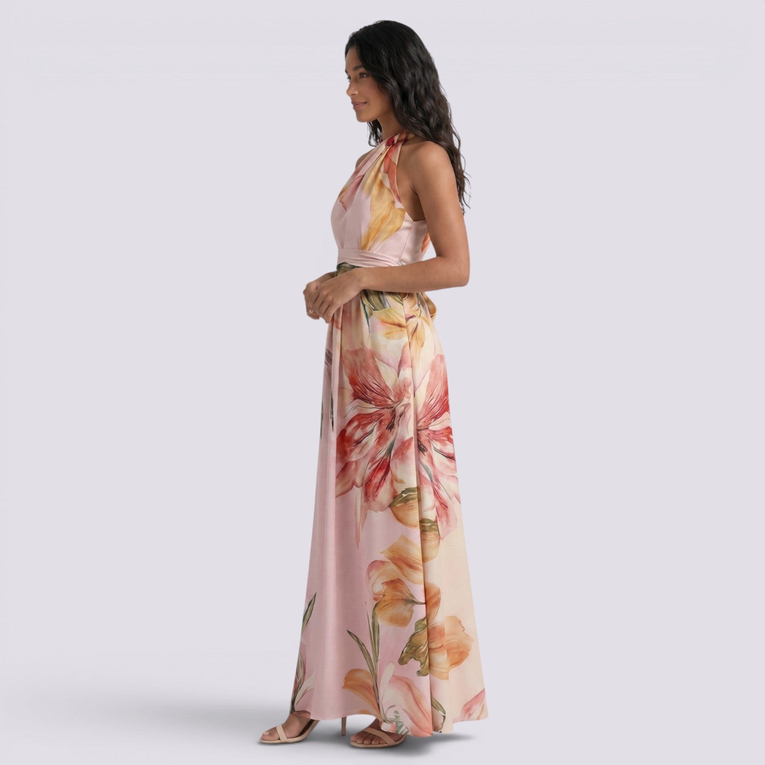 Vestido Largo Floral Mujer Verano