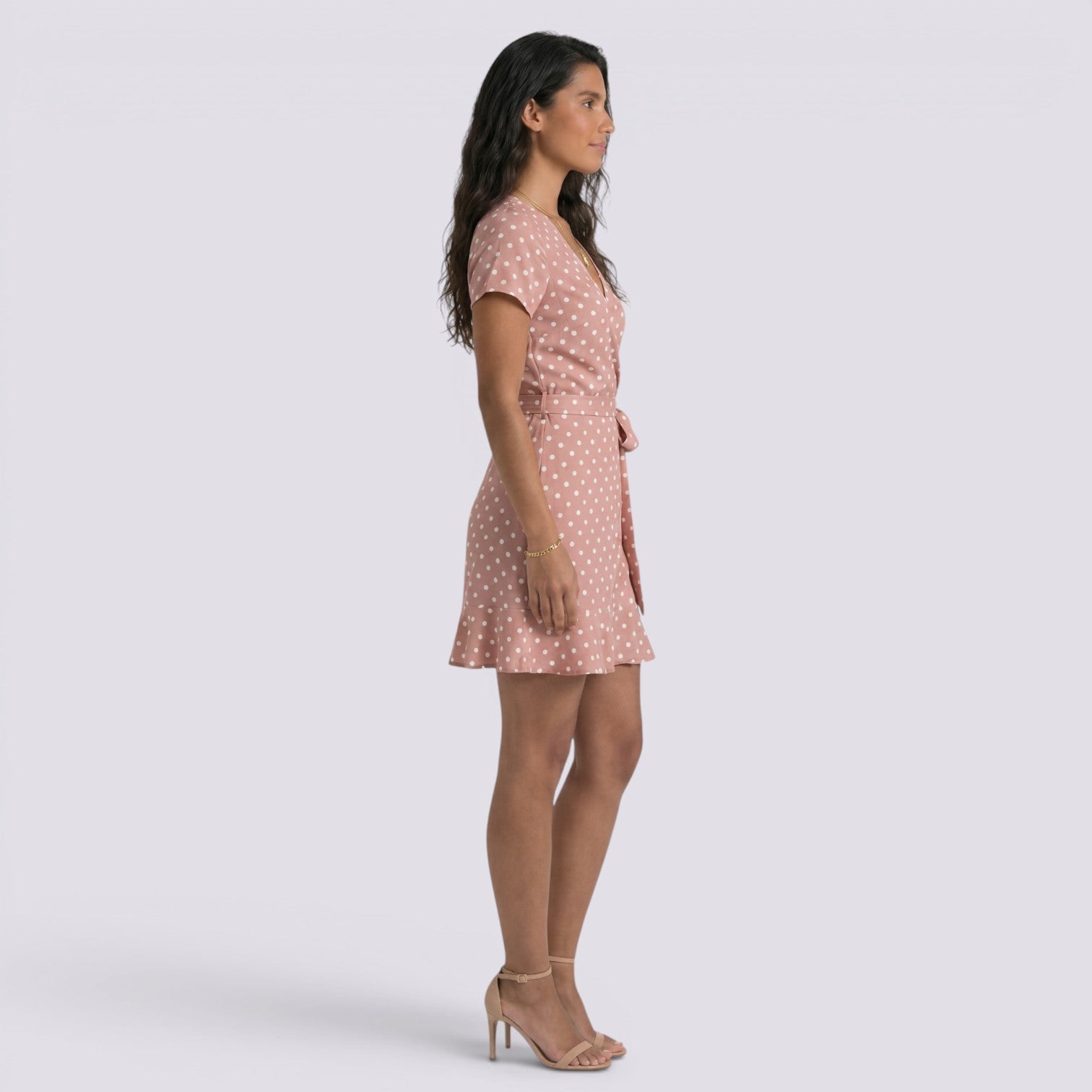Vestido Corto Lunares Mujer