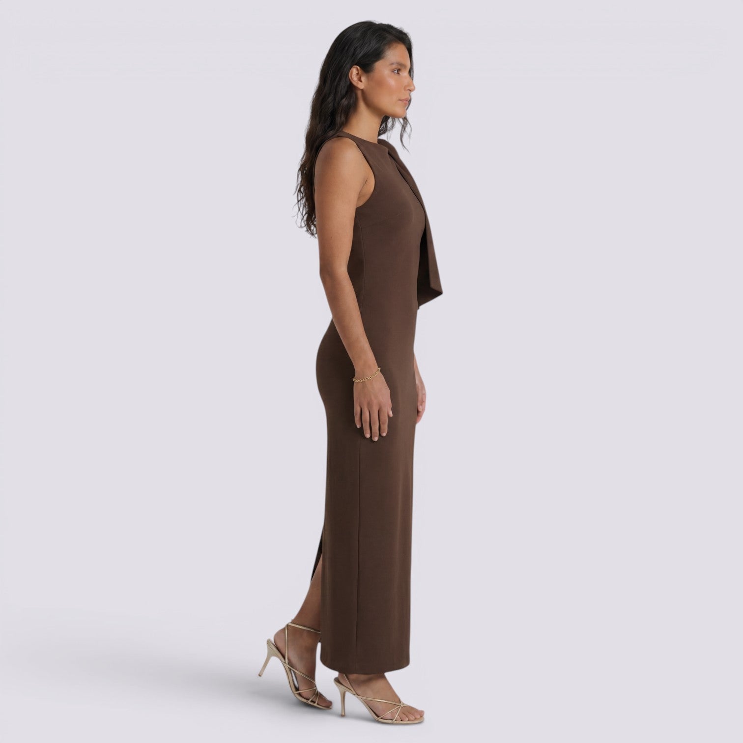 Vestido Largo Mujer Sin Mangas