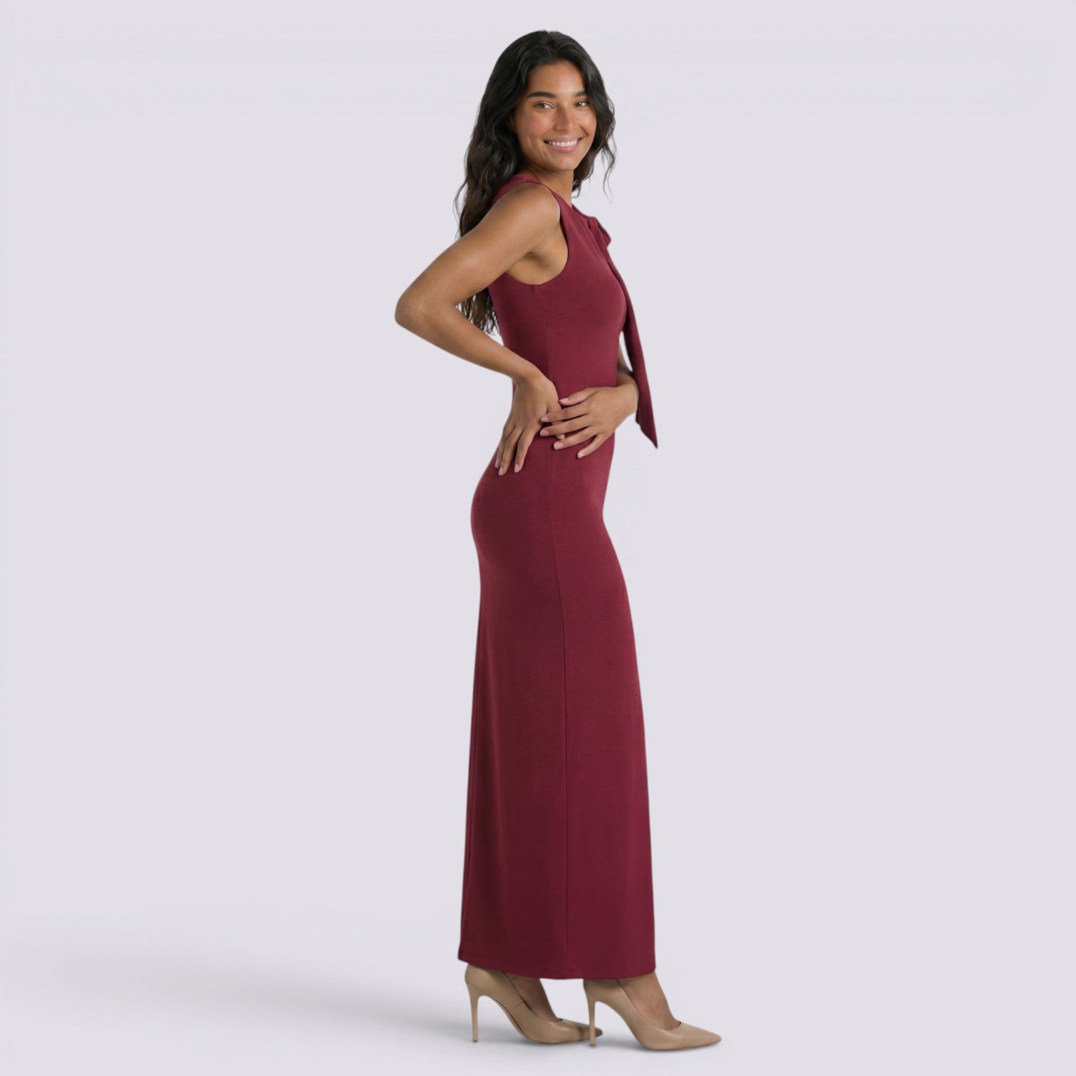 Vestido Largo Mujer Sin Mangas