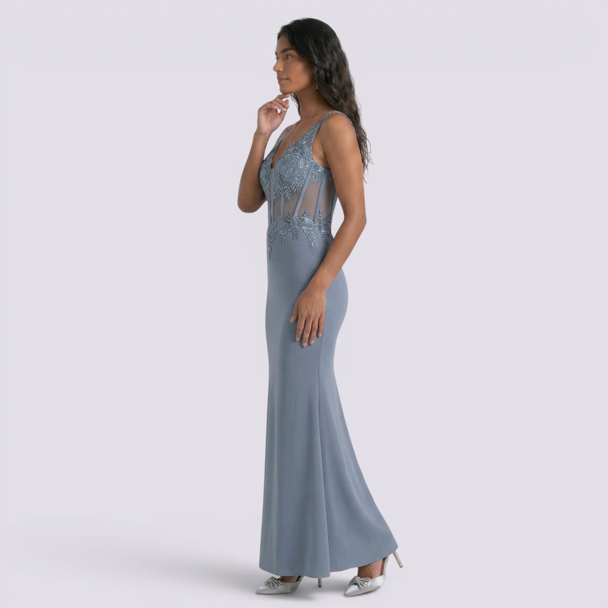Vestido Largo De Fiesta Mujer