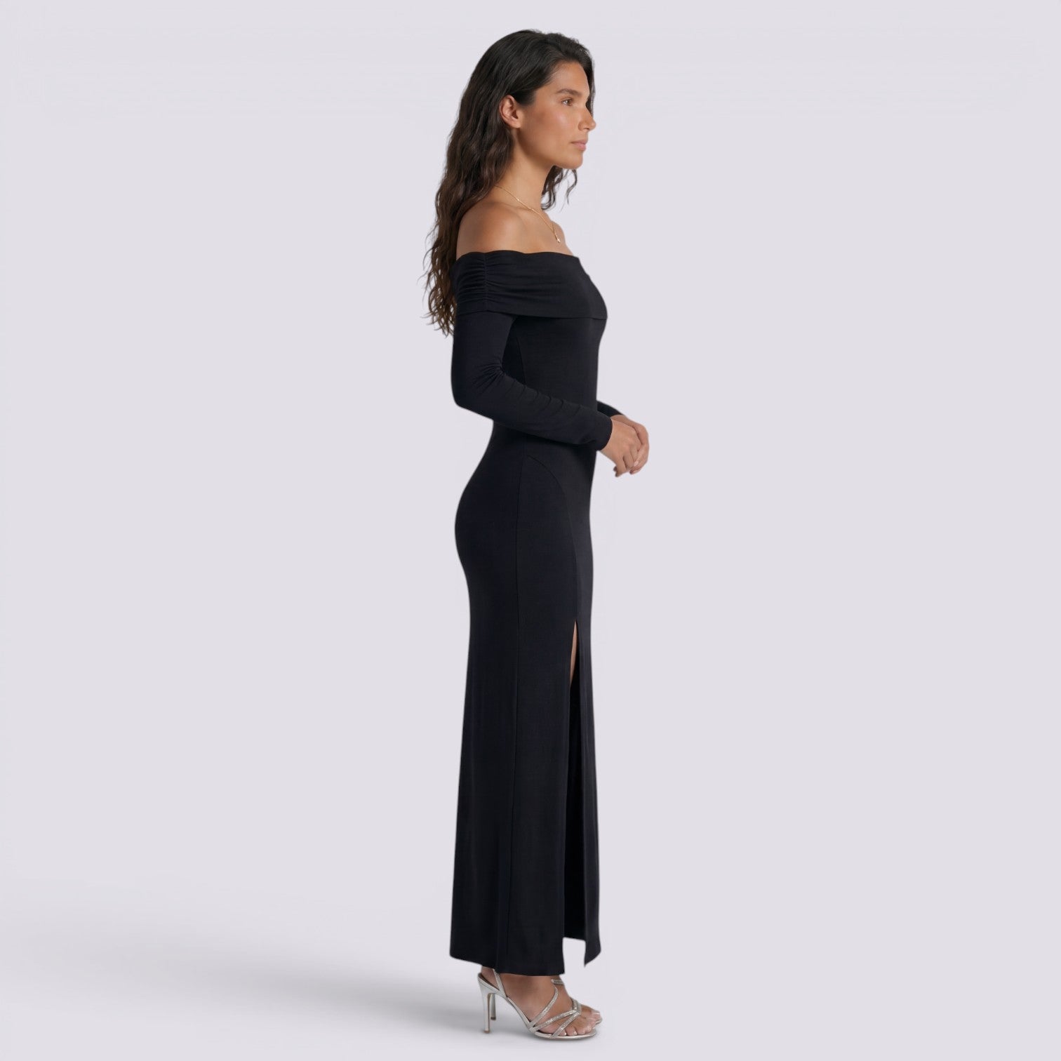 Vestido Midi Ajustado Mujer