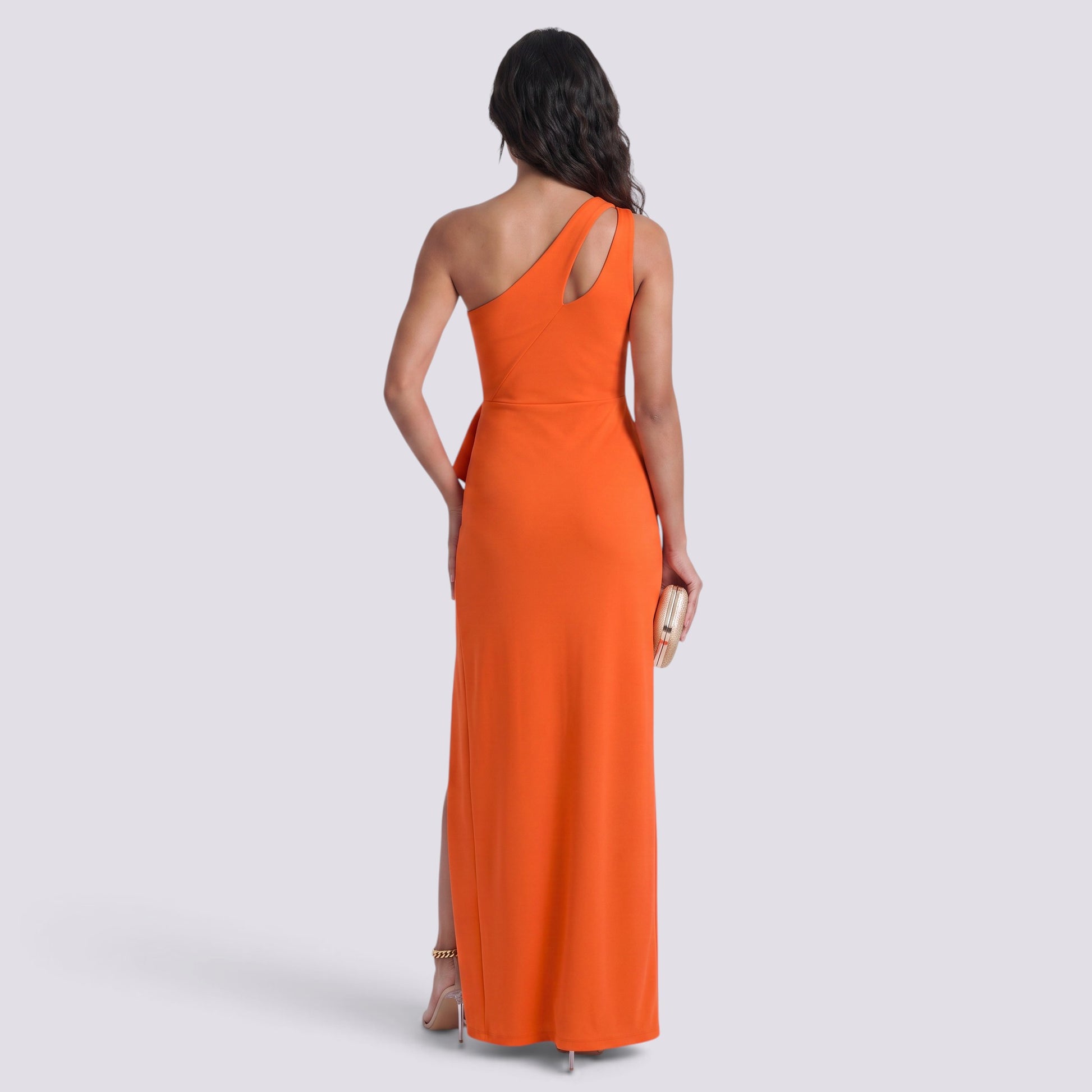 Vestido Mujer Hombro Caído Elegante