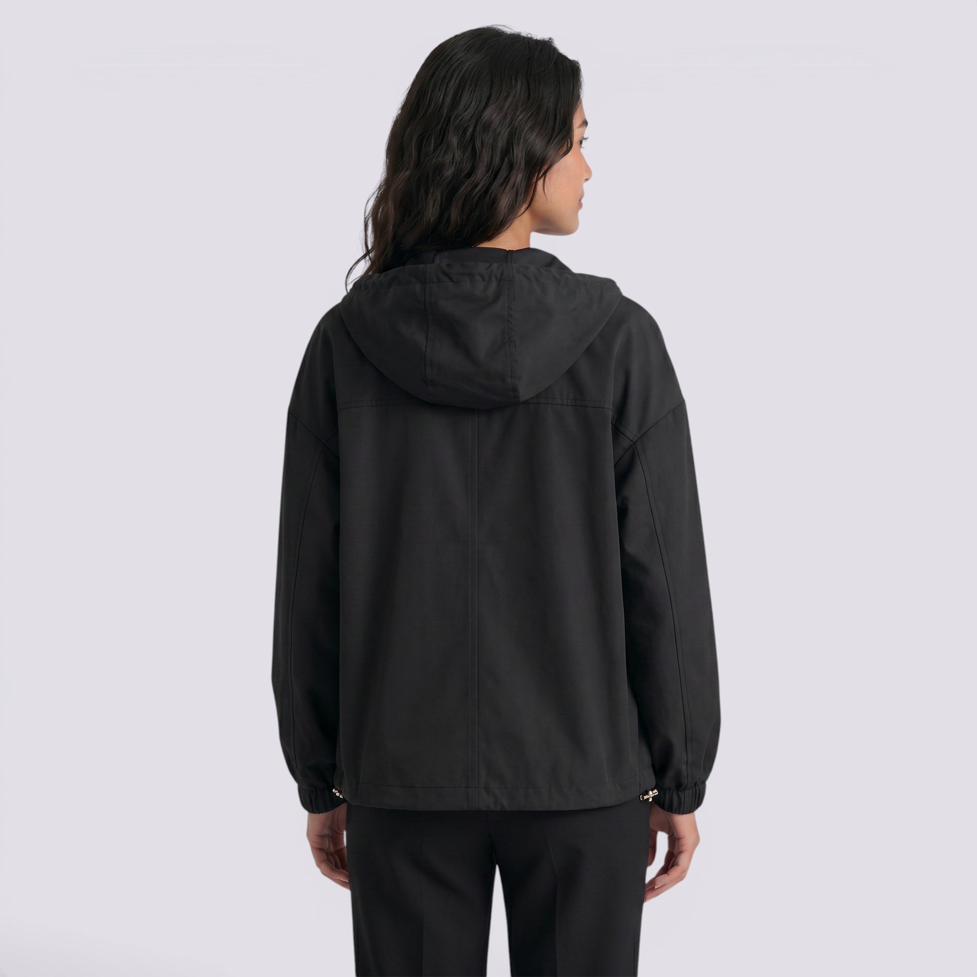 Chaqueta Abrigos Mujer Oversize con Capucha