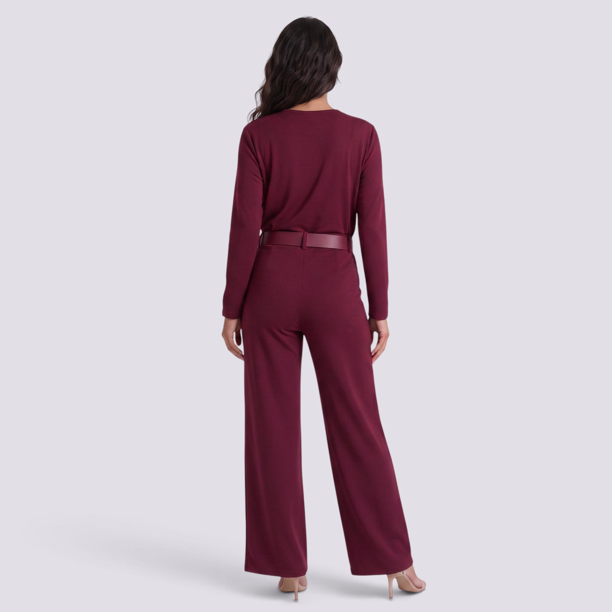 Conjunto Mujer Top Pantalón con Cinturón