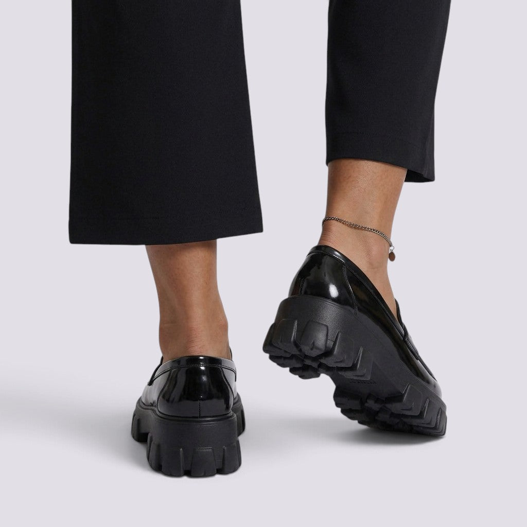 Mocasines Mujer con Plataforma Gruesa Anchos