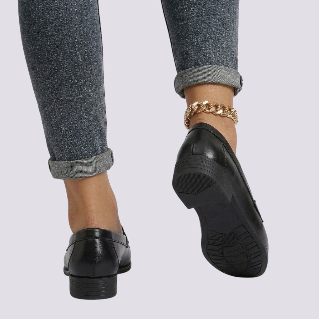 Mocasines Mujer Elegantes Punta Redonda