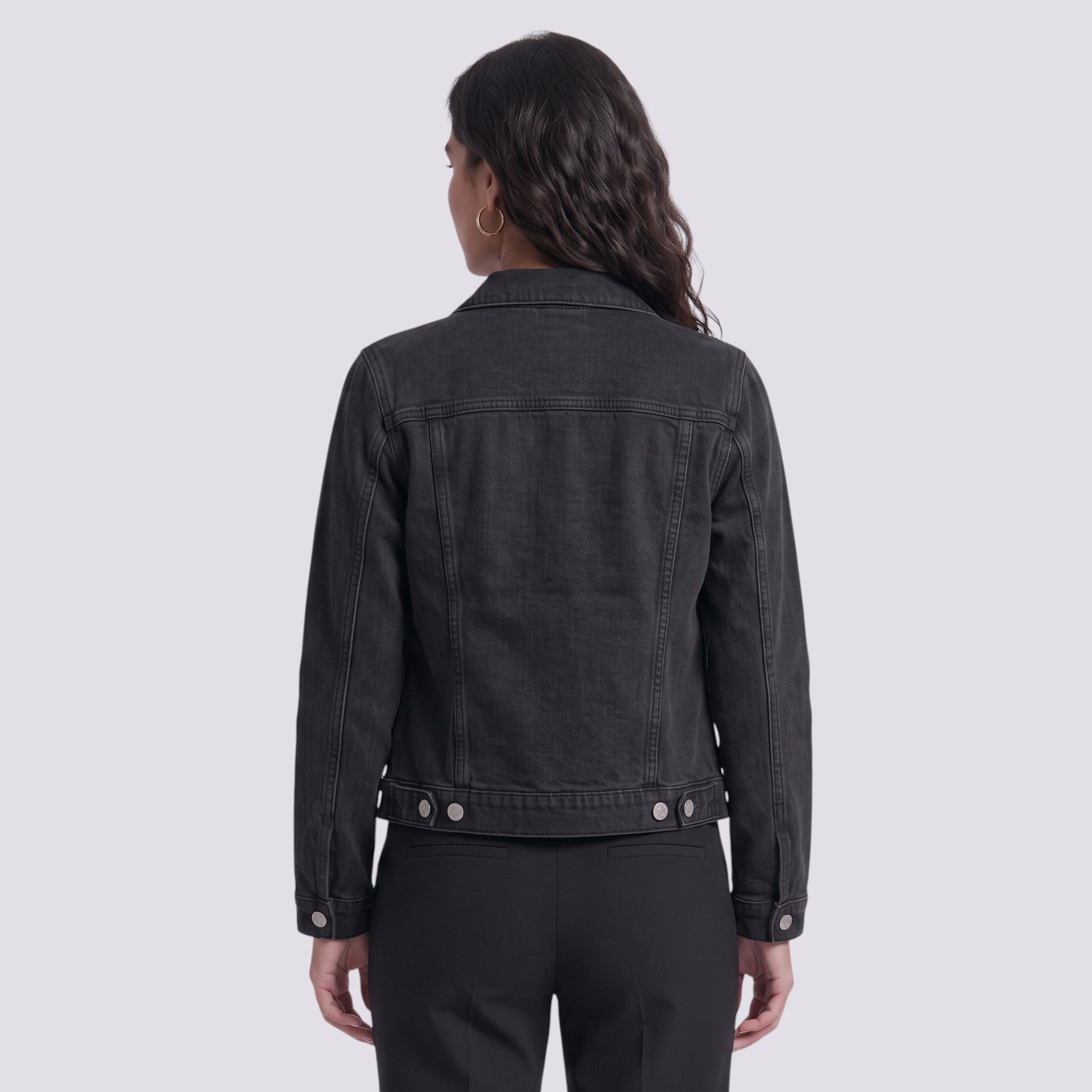 Chaqueta Vaquera Mujer Corte Entallado
