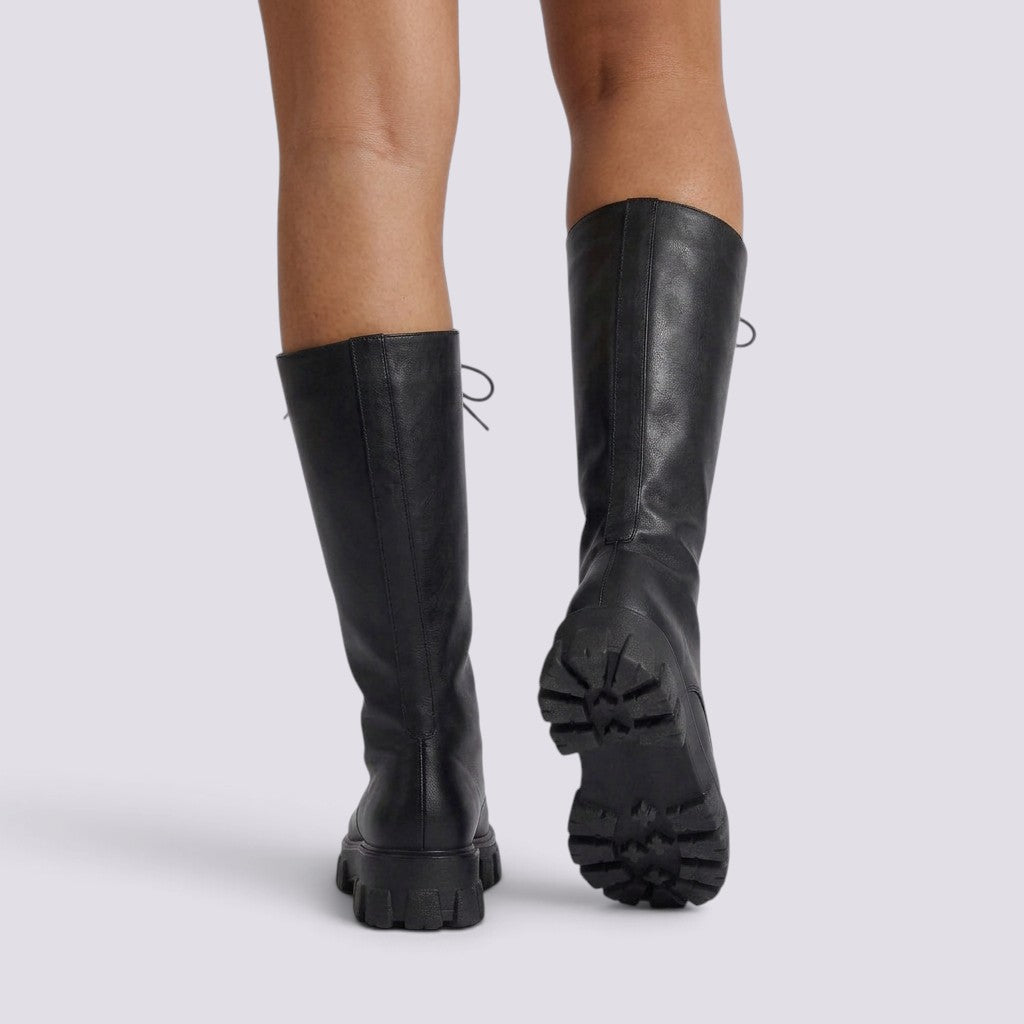 Botas Mujer Altas con Plataforma y Cremallera