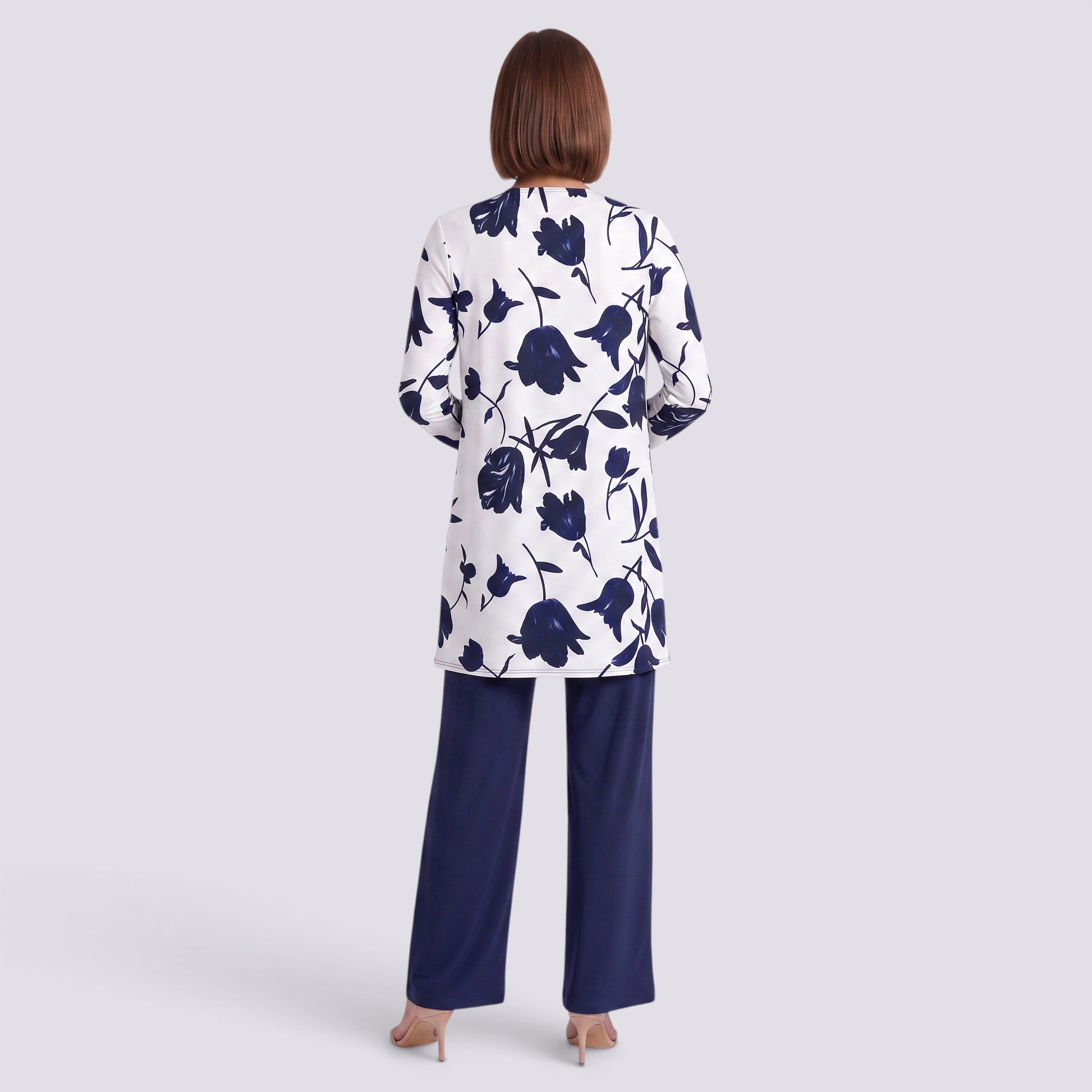 Conjunto Mujer Cárdigan y Pantalón Elegante