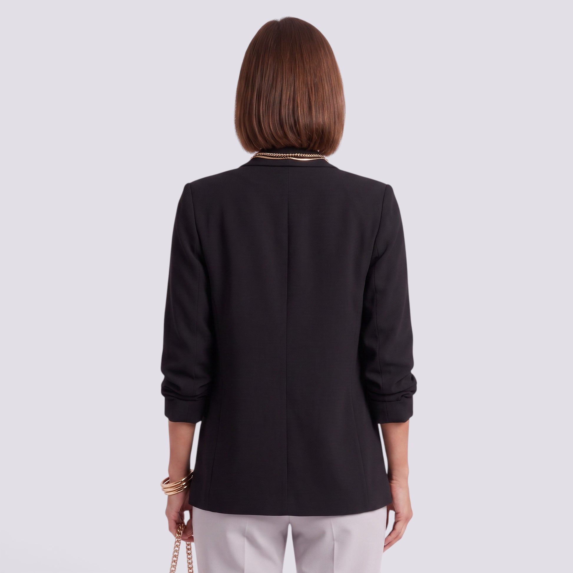 Blazer Mujer Entallado Elegante Corte Profesional