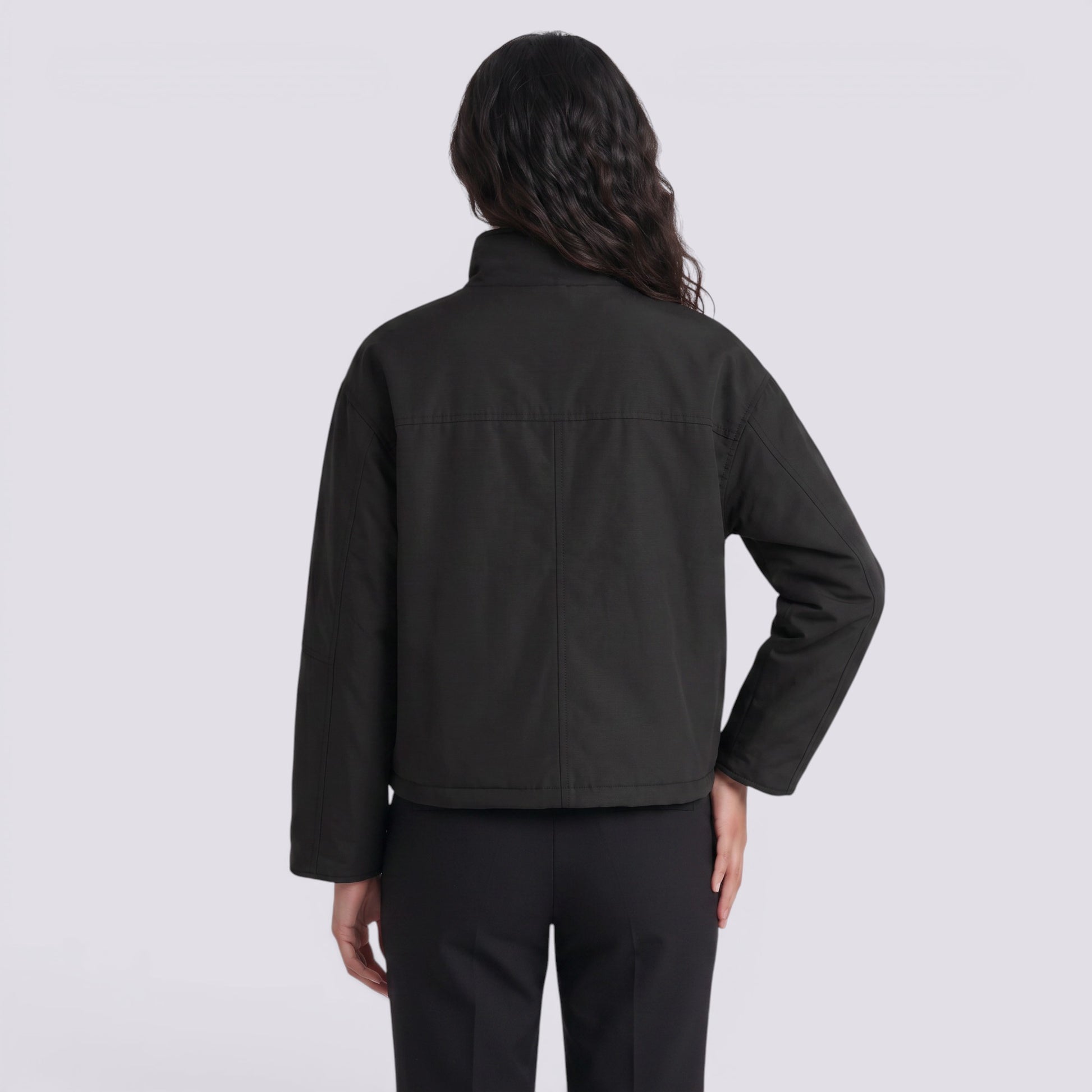 Chaqueta Acolchada Mujer Cuello Alto