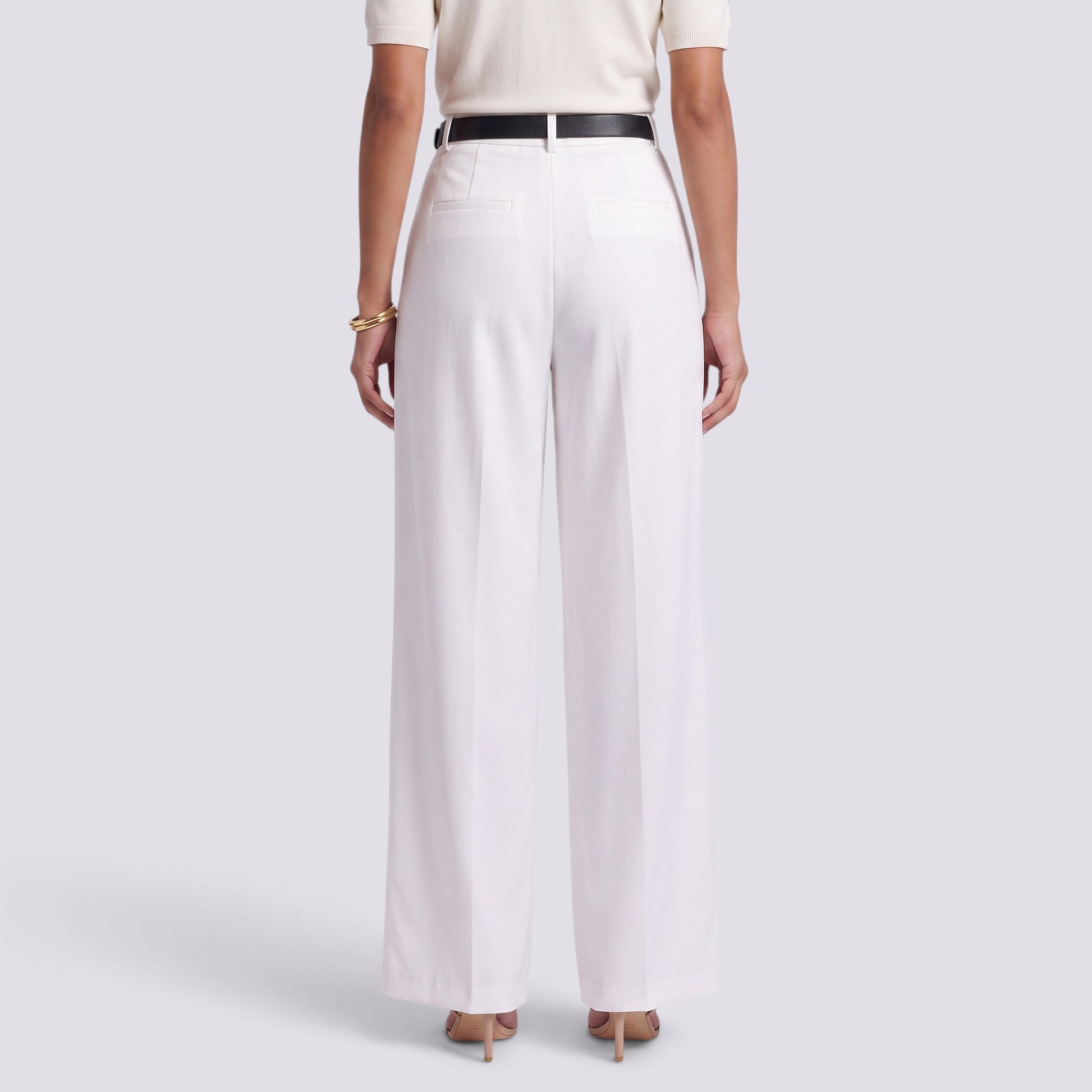 Pantalón Recto Mujer Cintura Alta