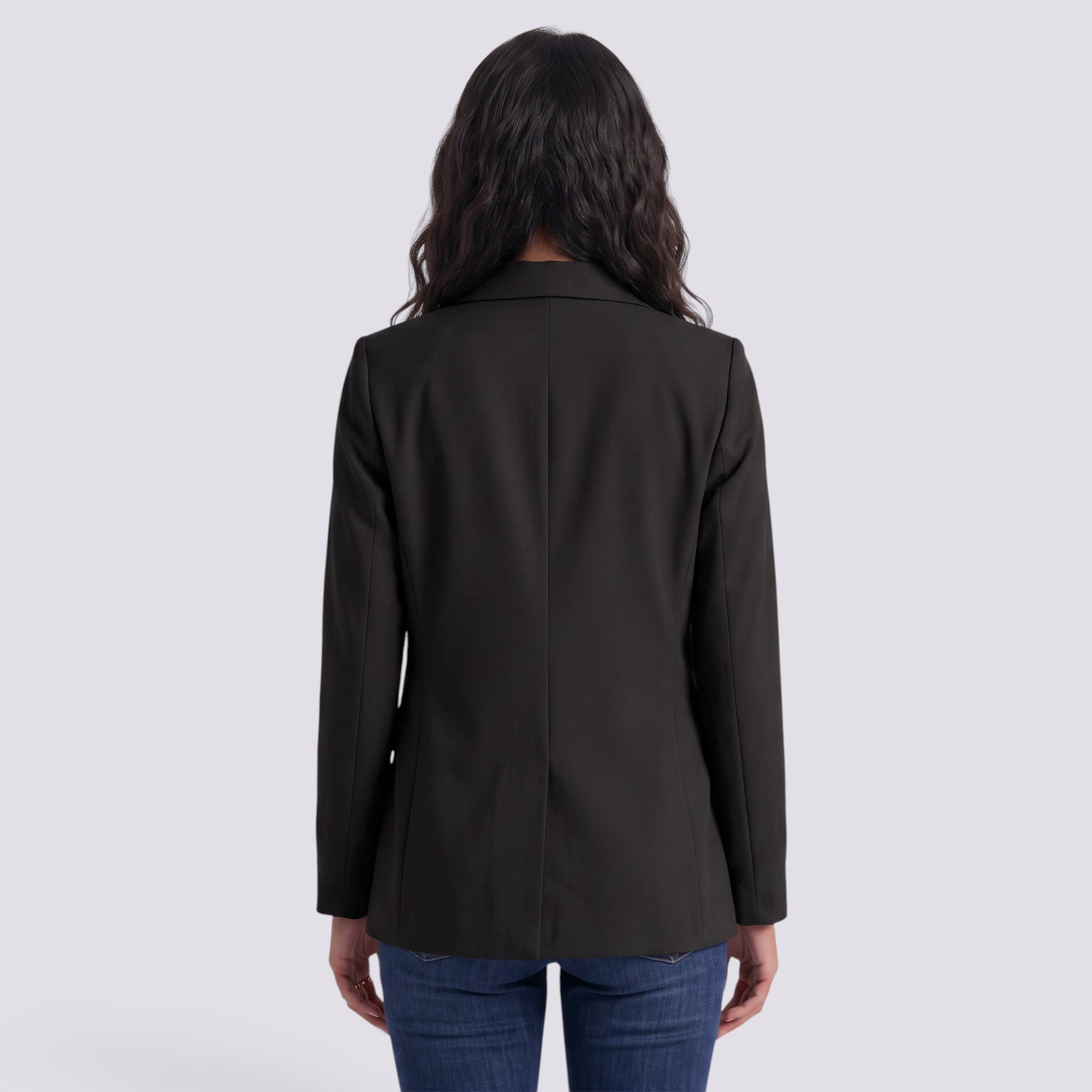 Blazer Mujer Entallado Corte Clásico