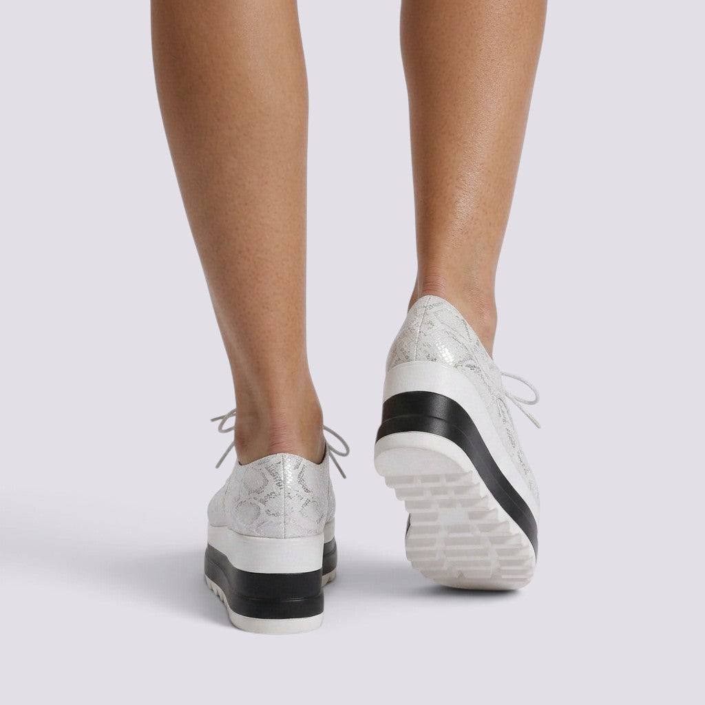 Zapatillas Plataforma Mujer Cordones