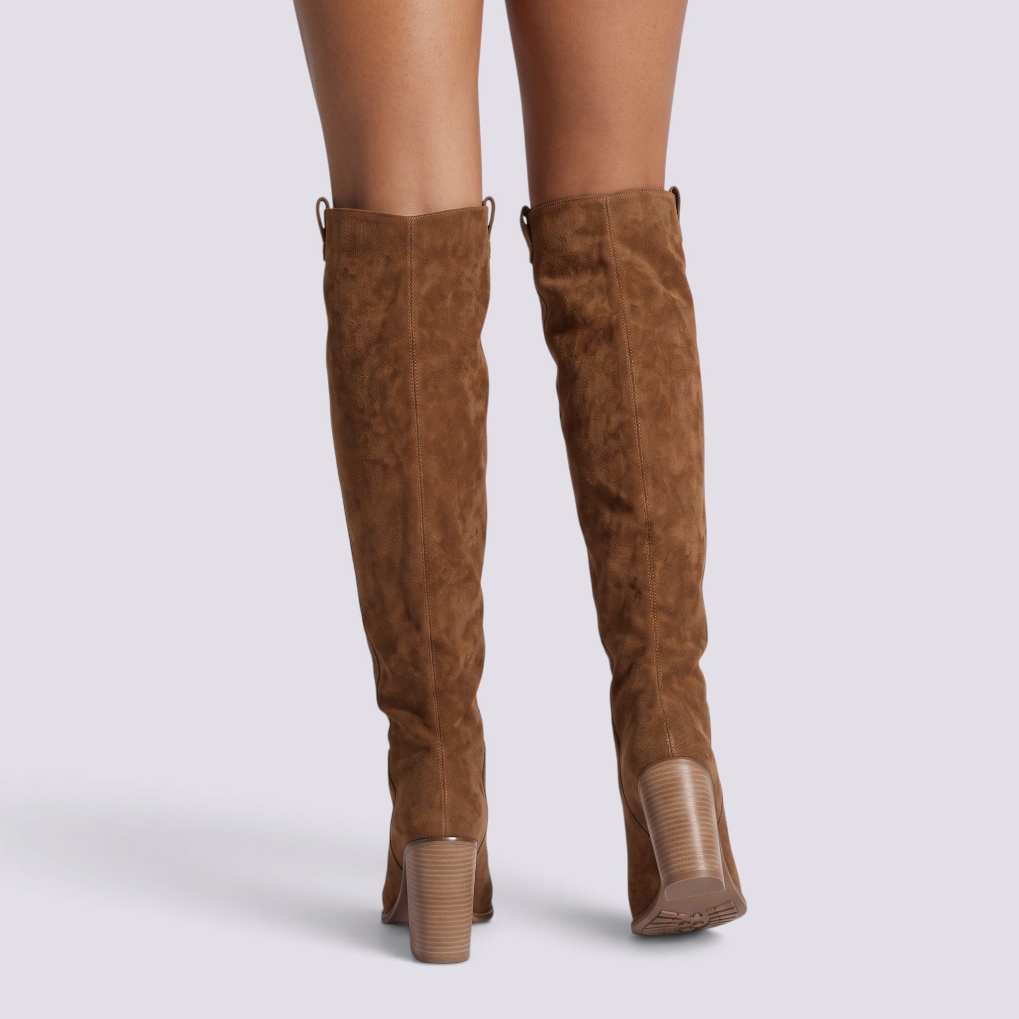 Botas Altas Mujer Punta Fina Ante
