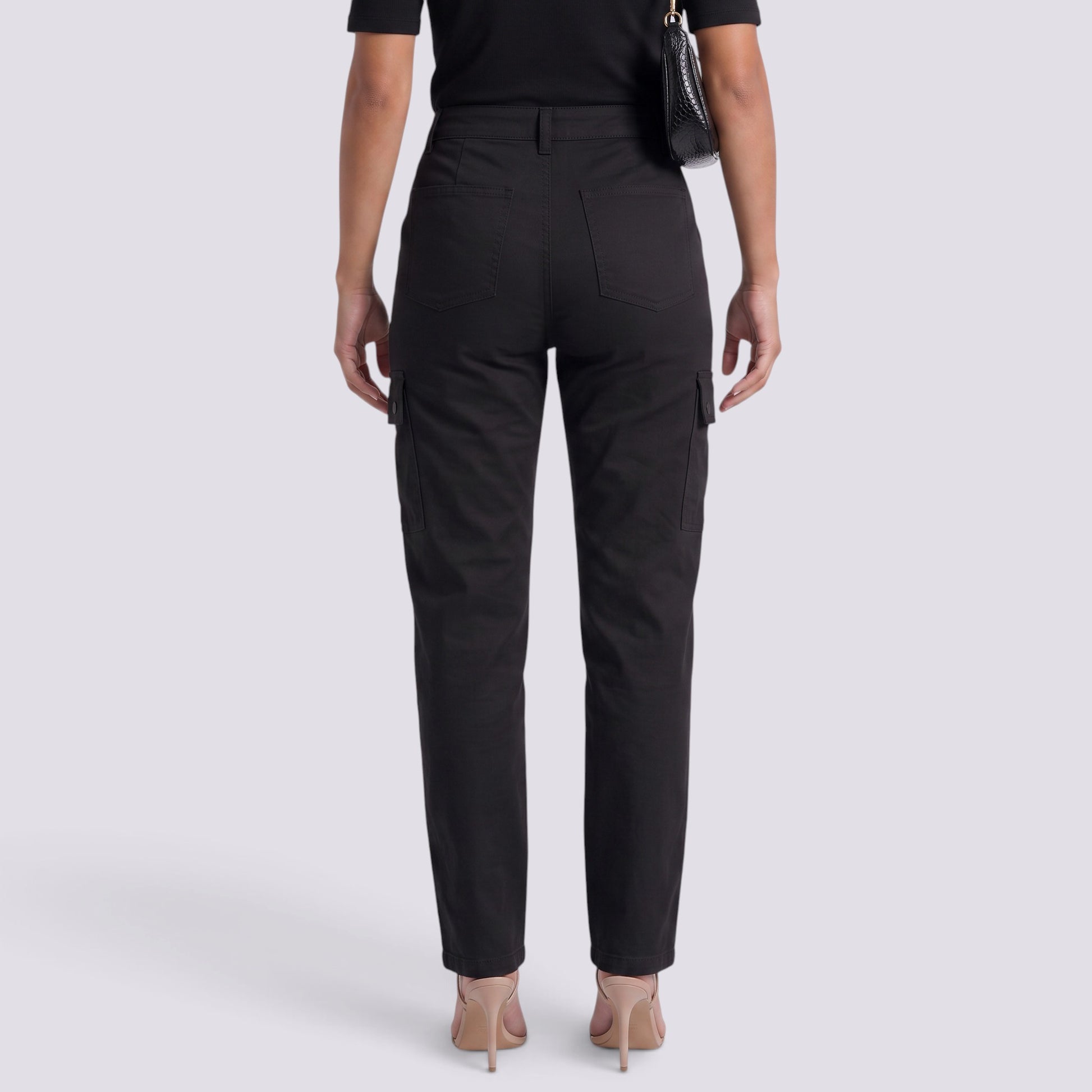 Pantalón Cargo Mujer Tiro Alto