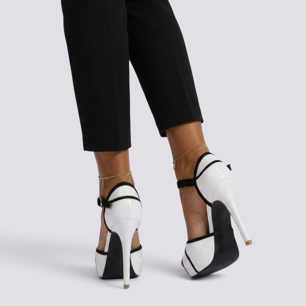 Zapatos Mujer de Tacón Punta Abierta