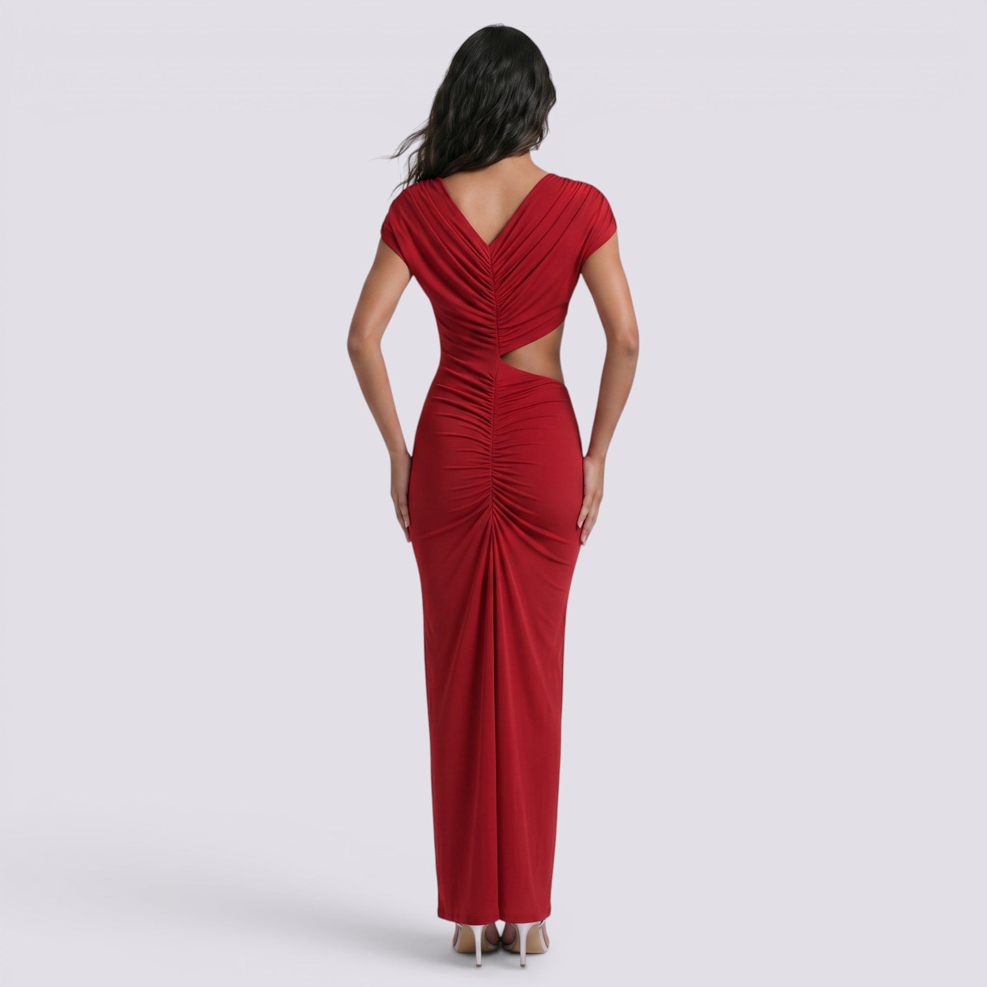 Vestido Largo Mujer Elegante Aberturas