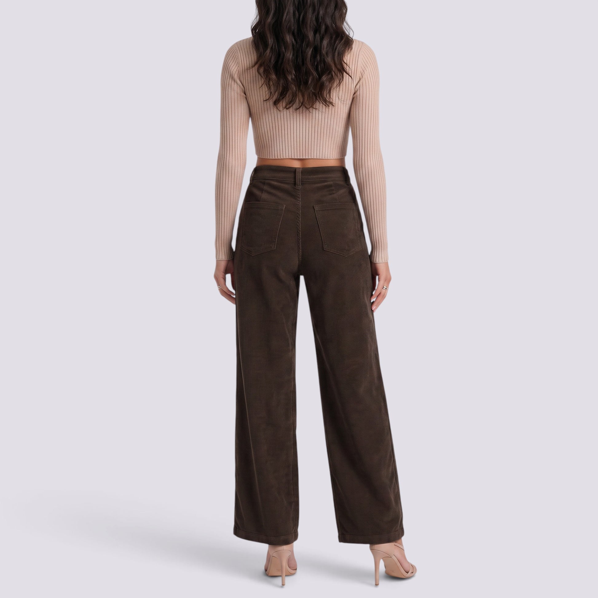 Pantalón Mujer Recto Tiro Alto