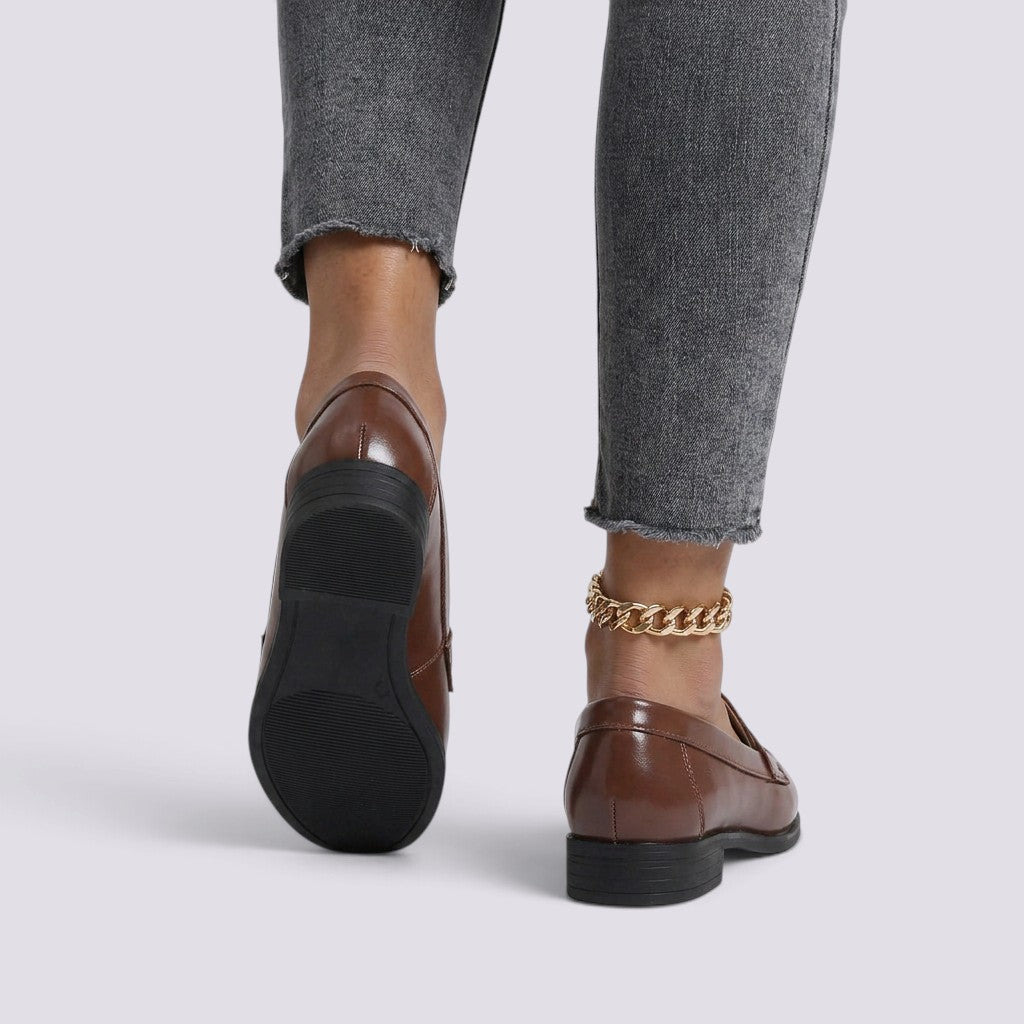 Mocasines Mujer Elegantes Punta Redonda
