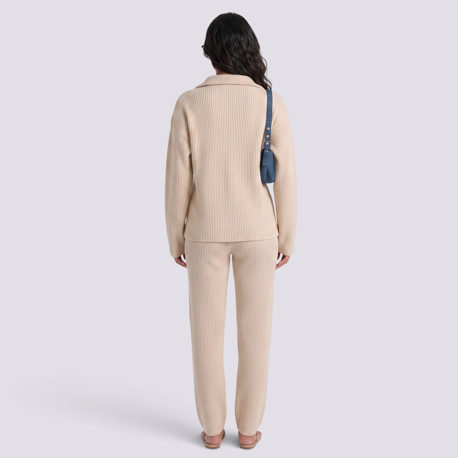Conjunto de Punto Mujer con Cremallera