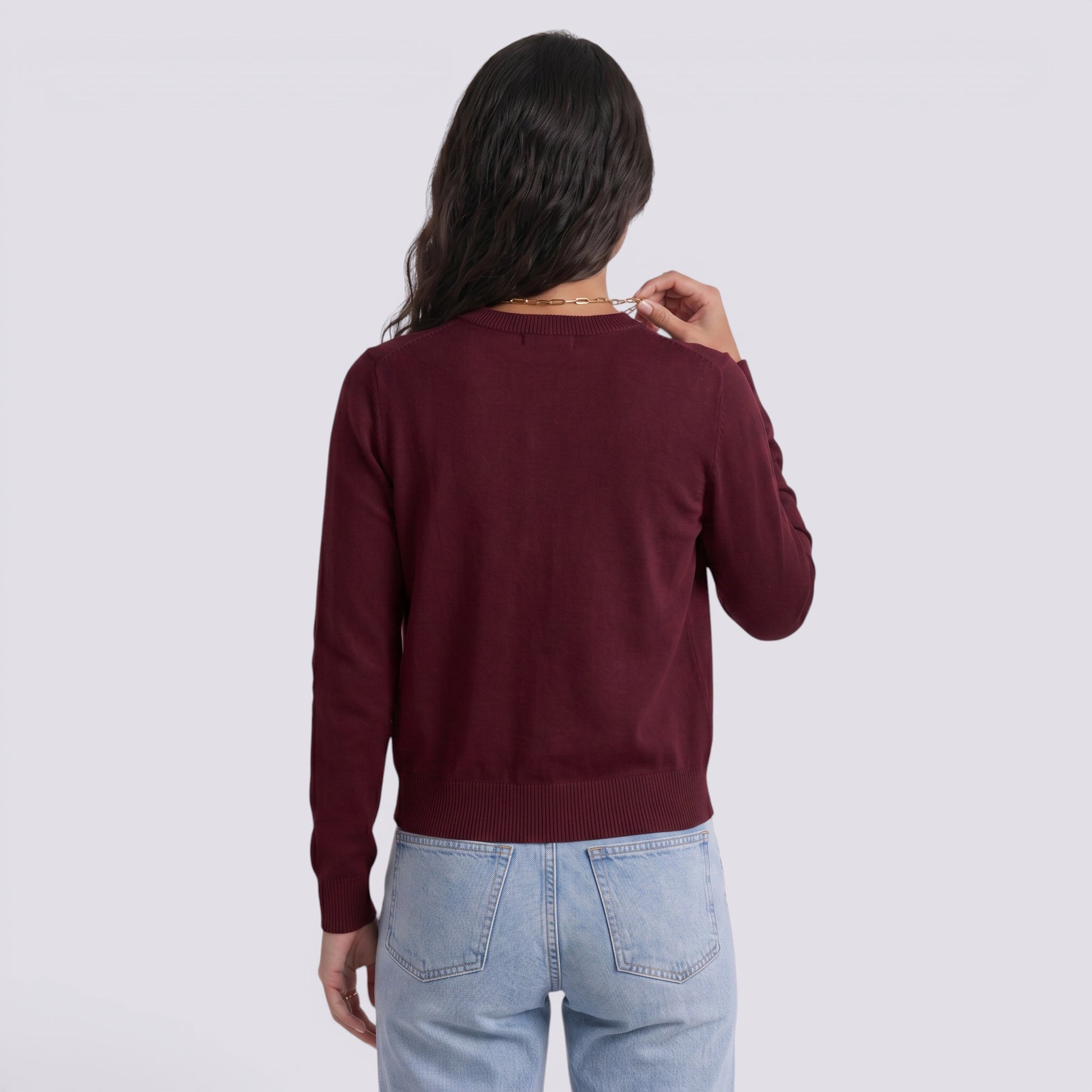 Cárdigan Mujer de Punto con Botones