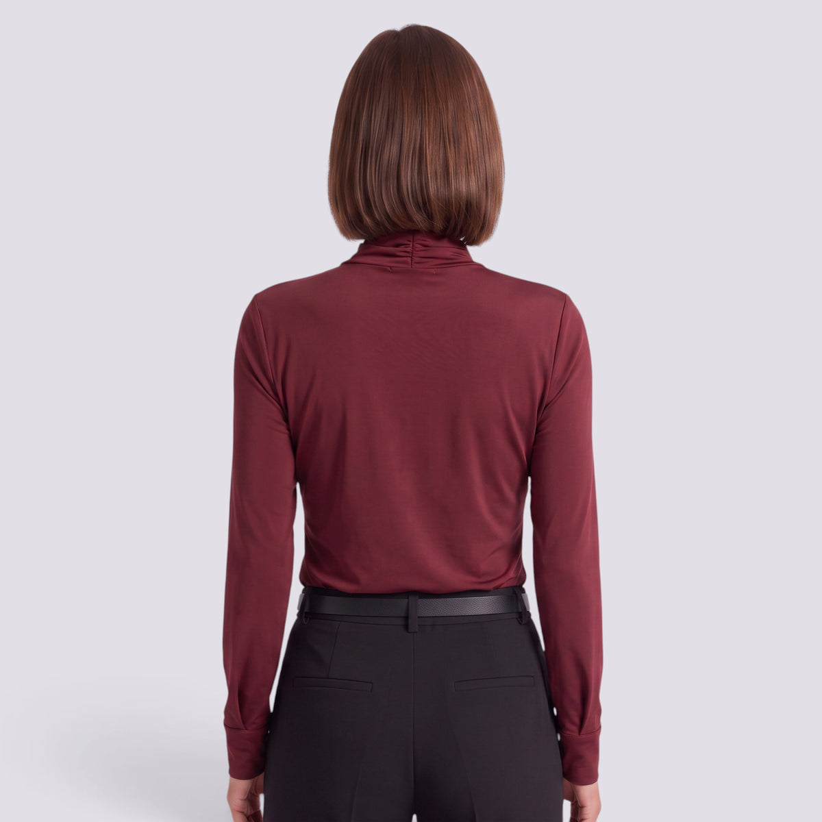 Blusa Mujer Manga Larga Escote Cruzado