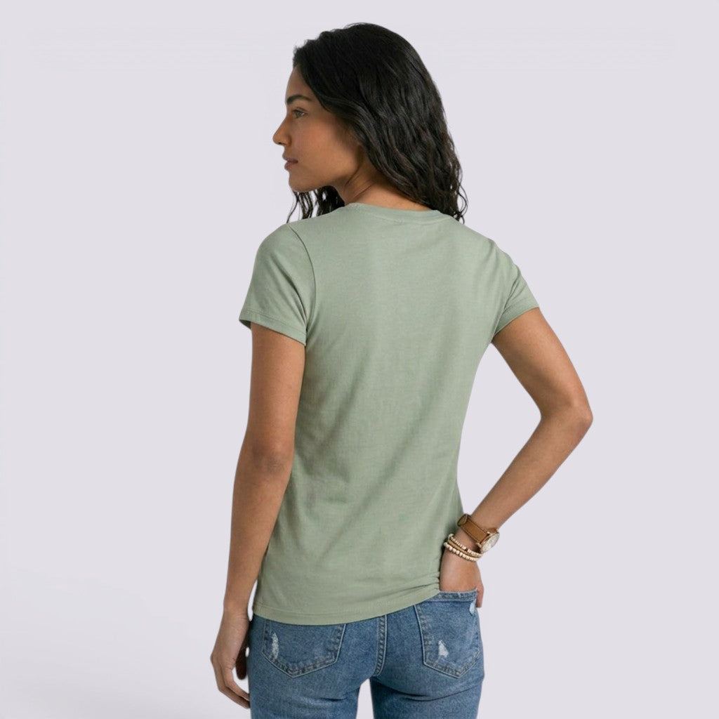 Camiseta Mujer Manga Corta Estampada