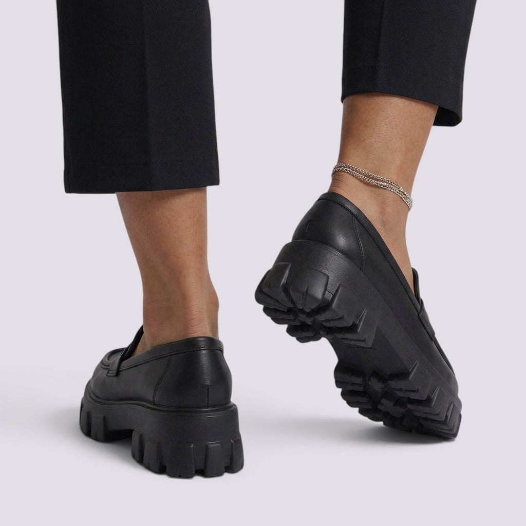 Mocasines Mujer con Plataforma Gruesa Anchos