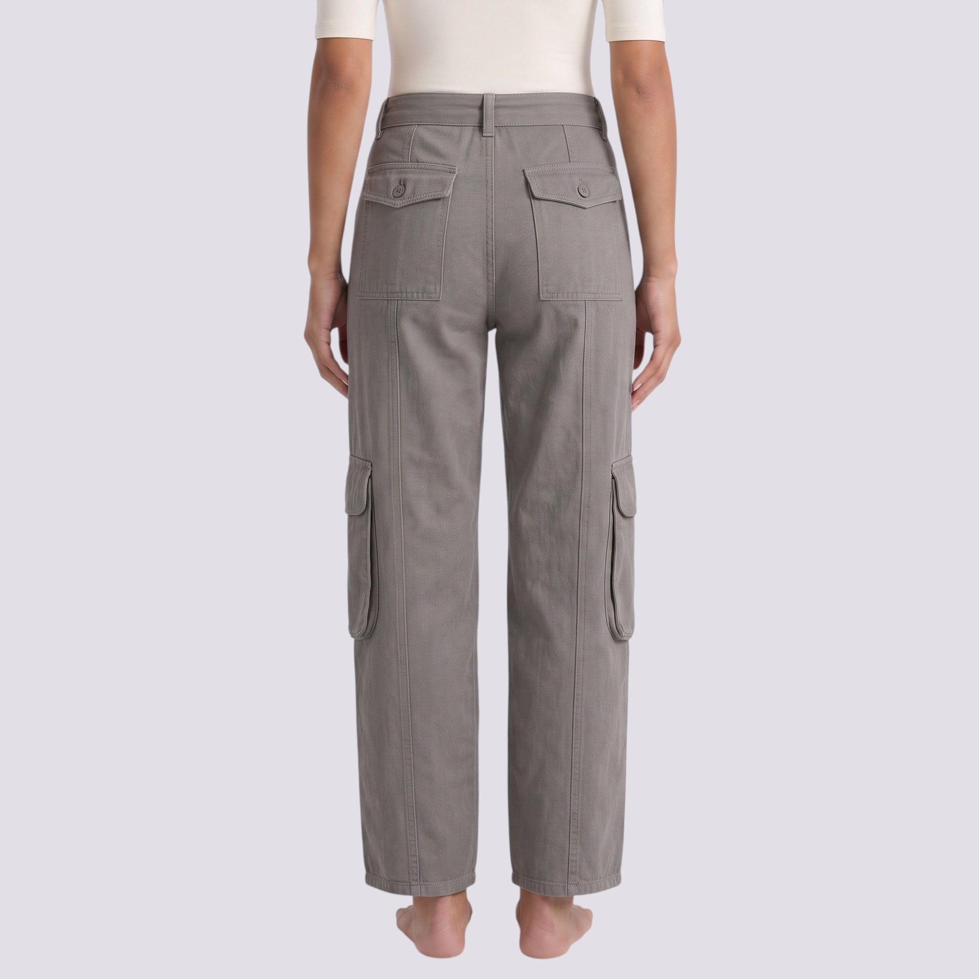 Pantalones Vaqueros Mujer Corte Recto