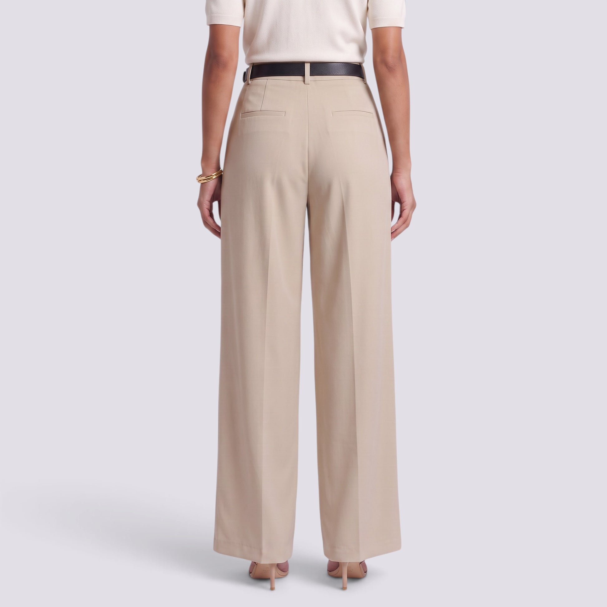 Pantalón Recto Mujer Cintura Alta
