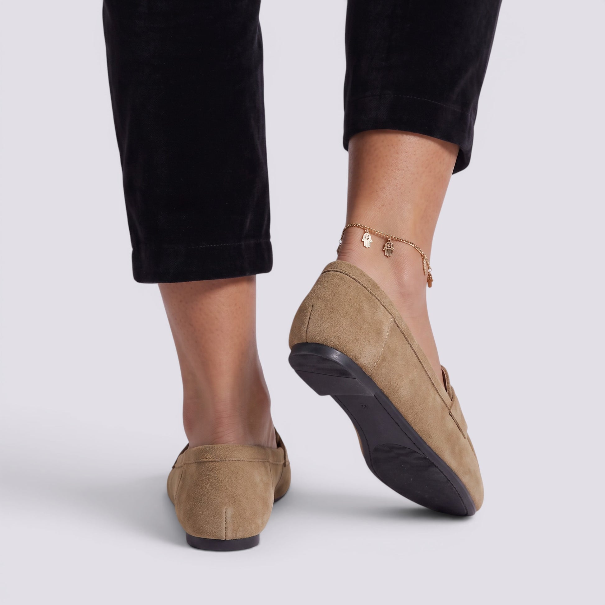 Zapatos Mocasines Mujer Estilo Inglés Punta Cuadrada