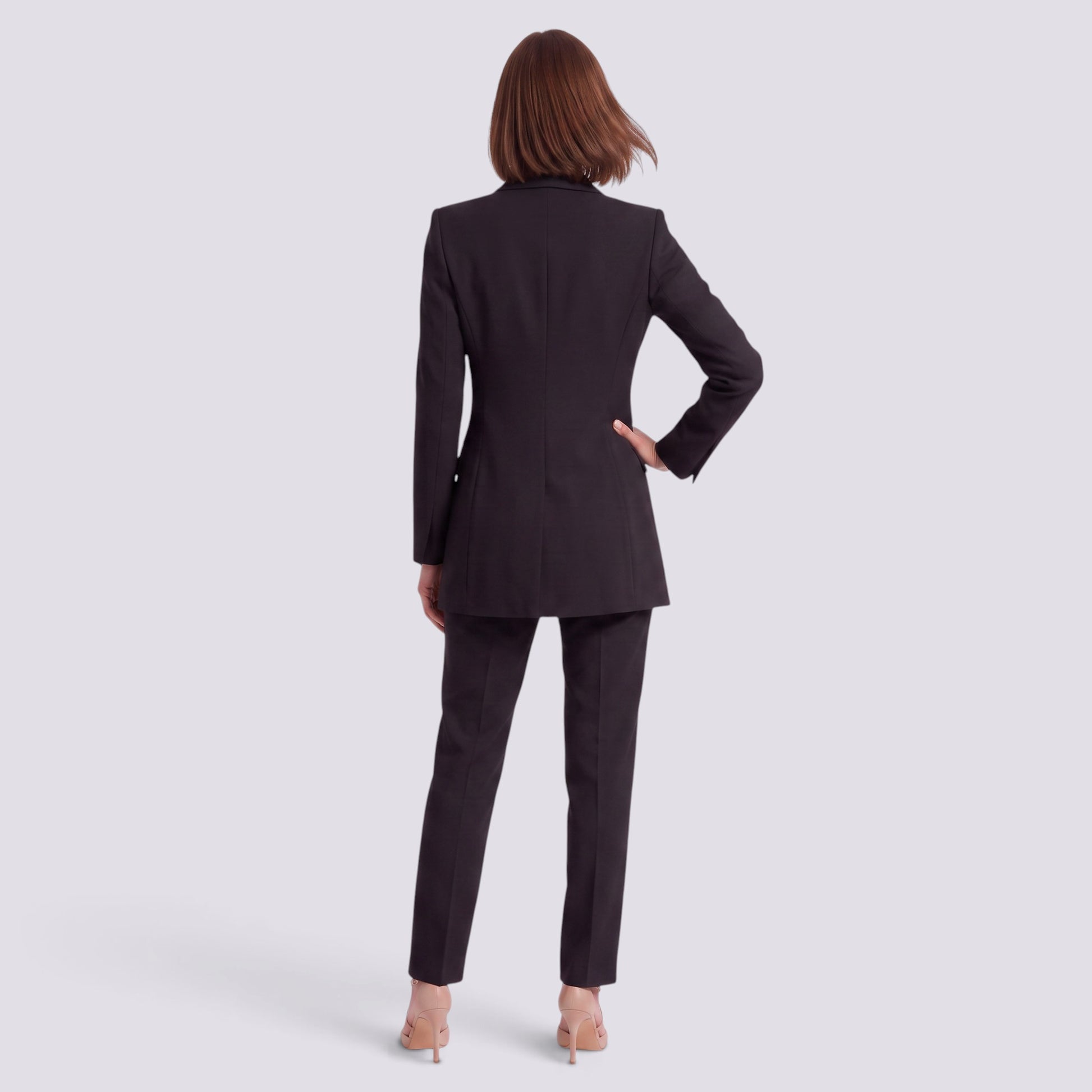 Conjunto Chaqueta Pantalón Mujer Bouclé