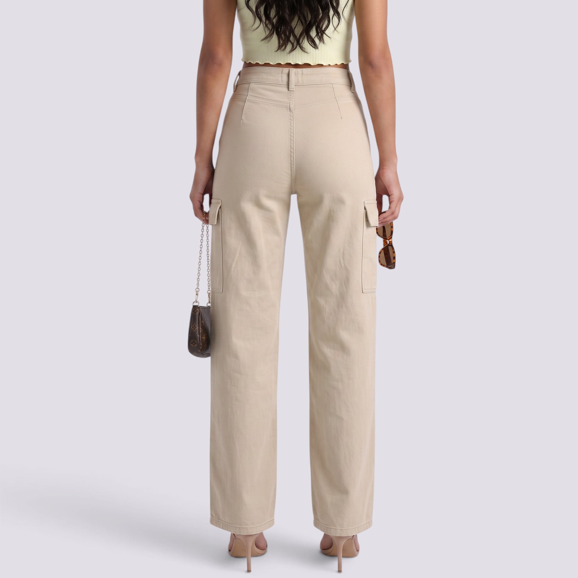 Pantalón Vaquero Mujer Recto Tiro Alto