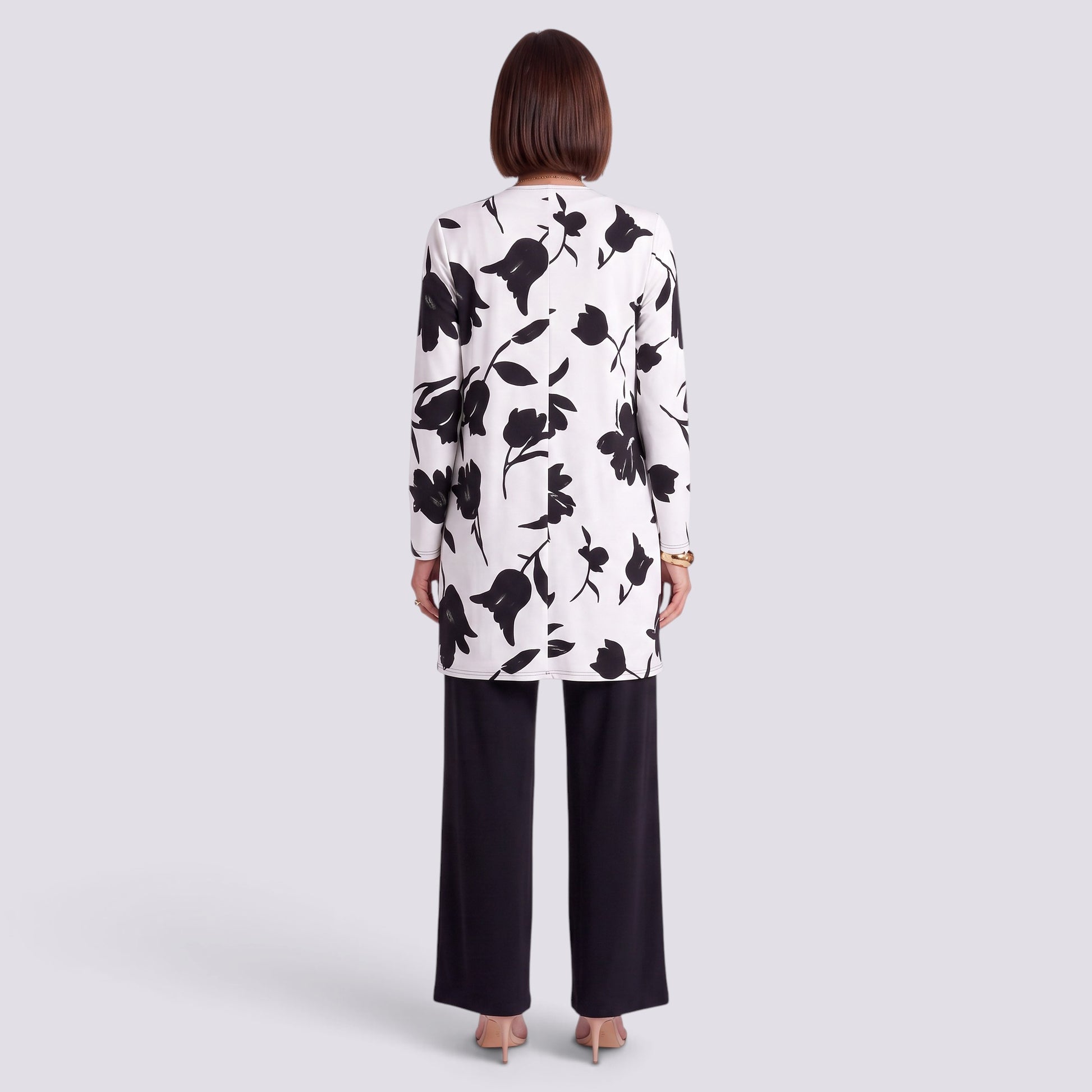 Conjunto Mujer Cárdigan y Pantalón Elegante
