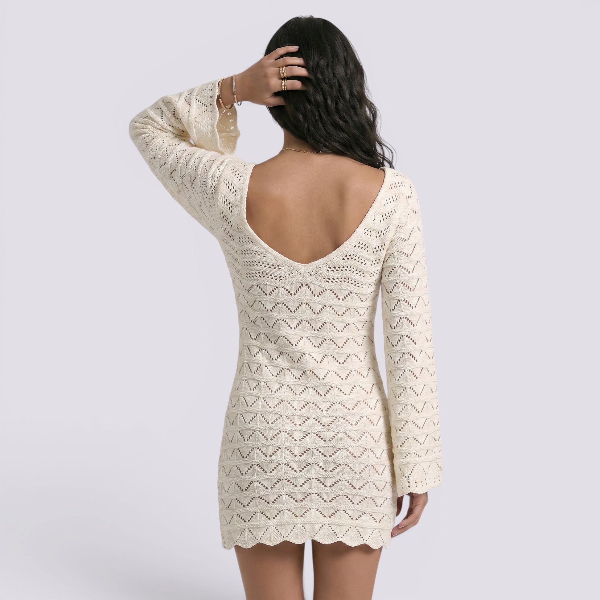 Vestido Playa Mujer Rayas Boho