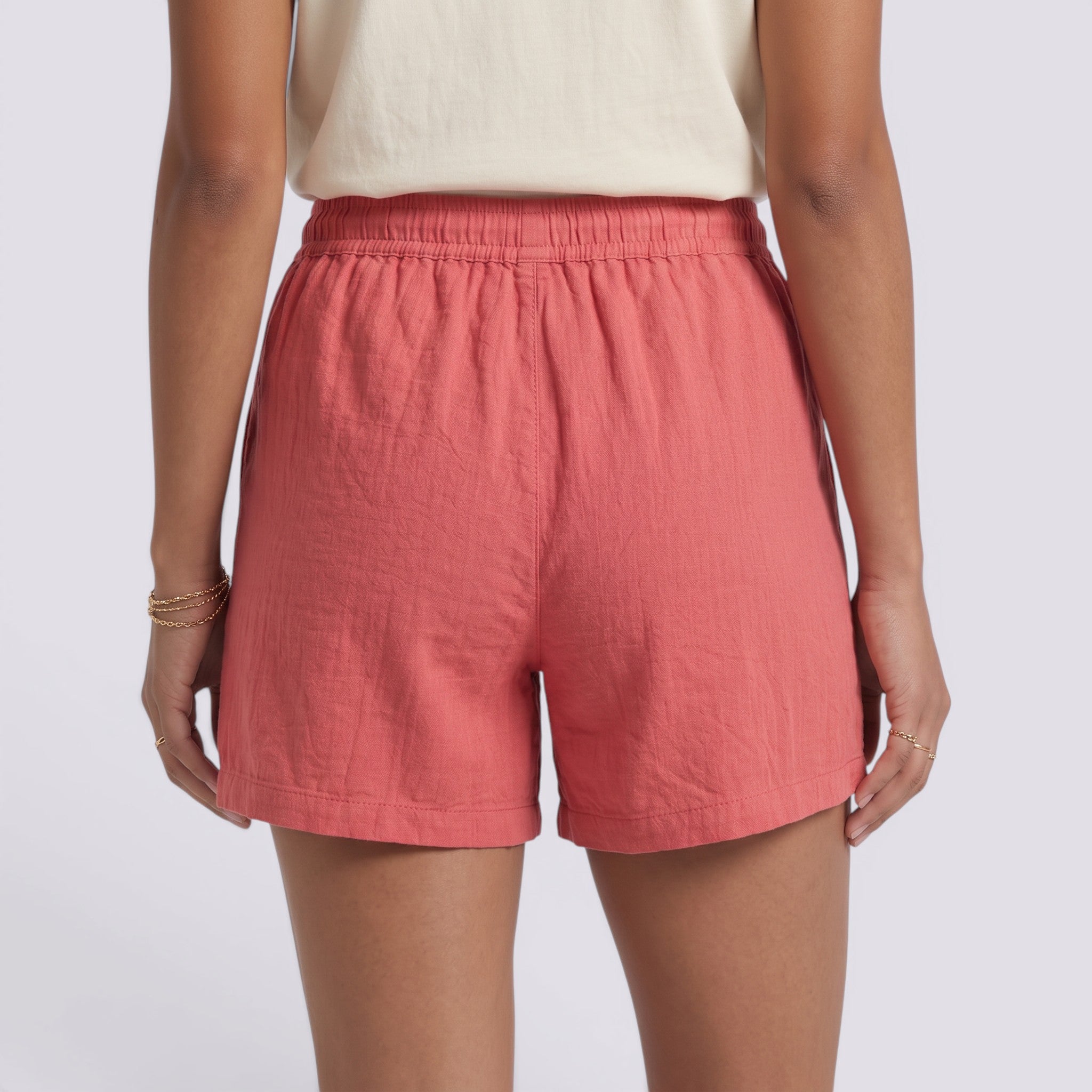 Pantalones Cortos Mujer Tiro Alto Verano